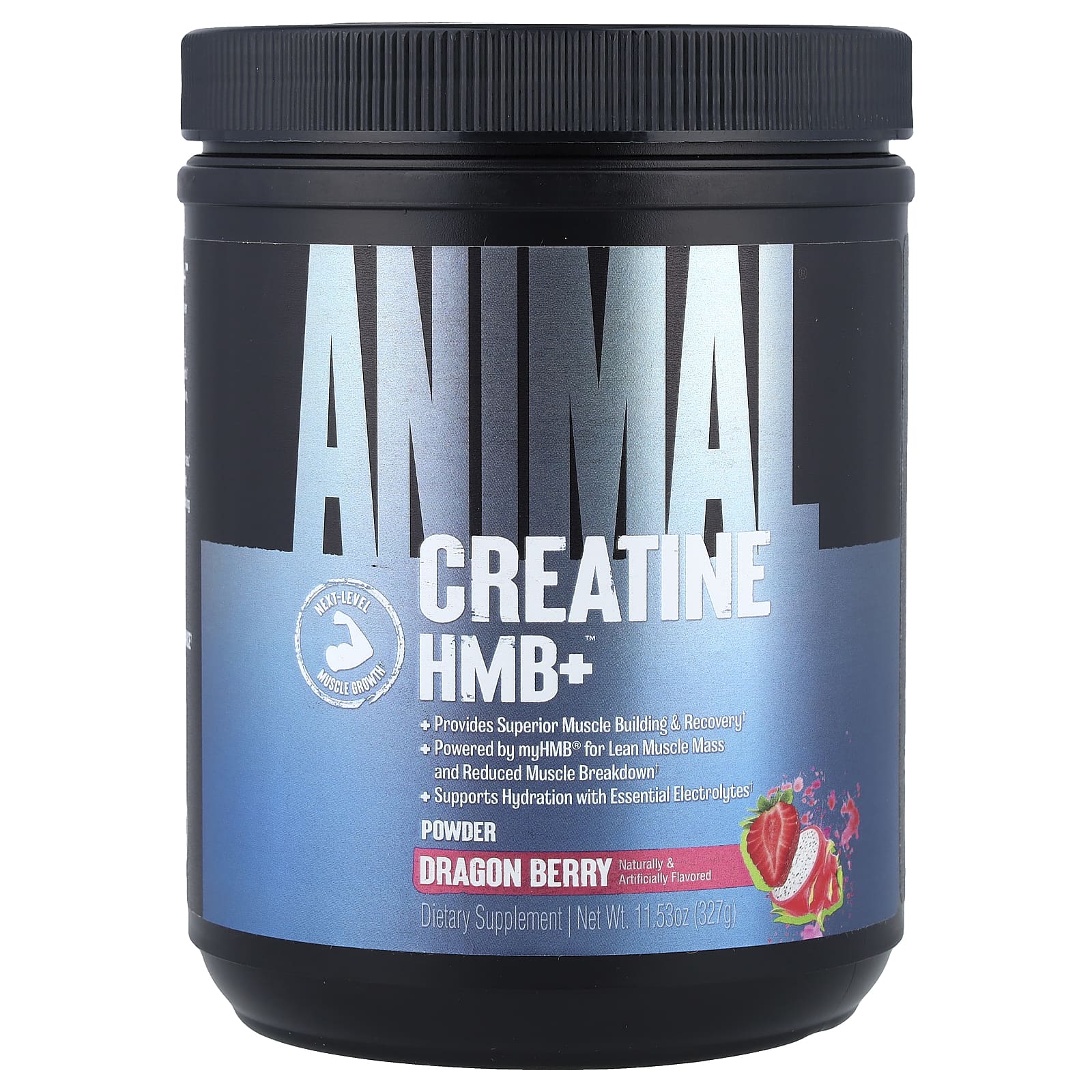 Animal, Creatine HMB+™ в порошке, со вкусом питахайи, 327 г (11,53 унции)