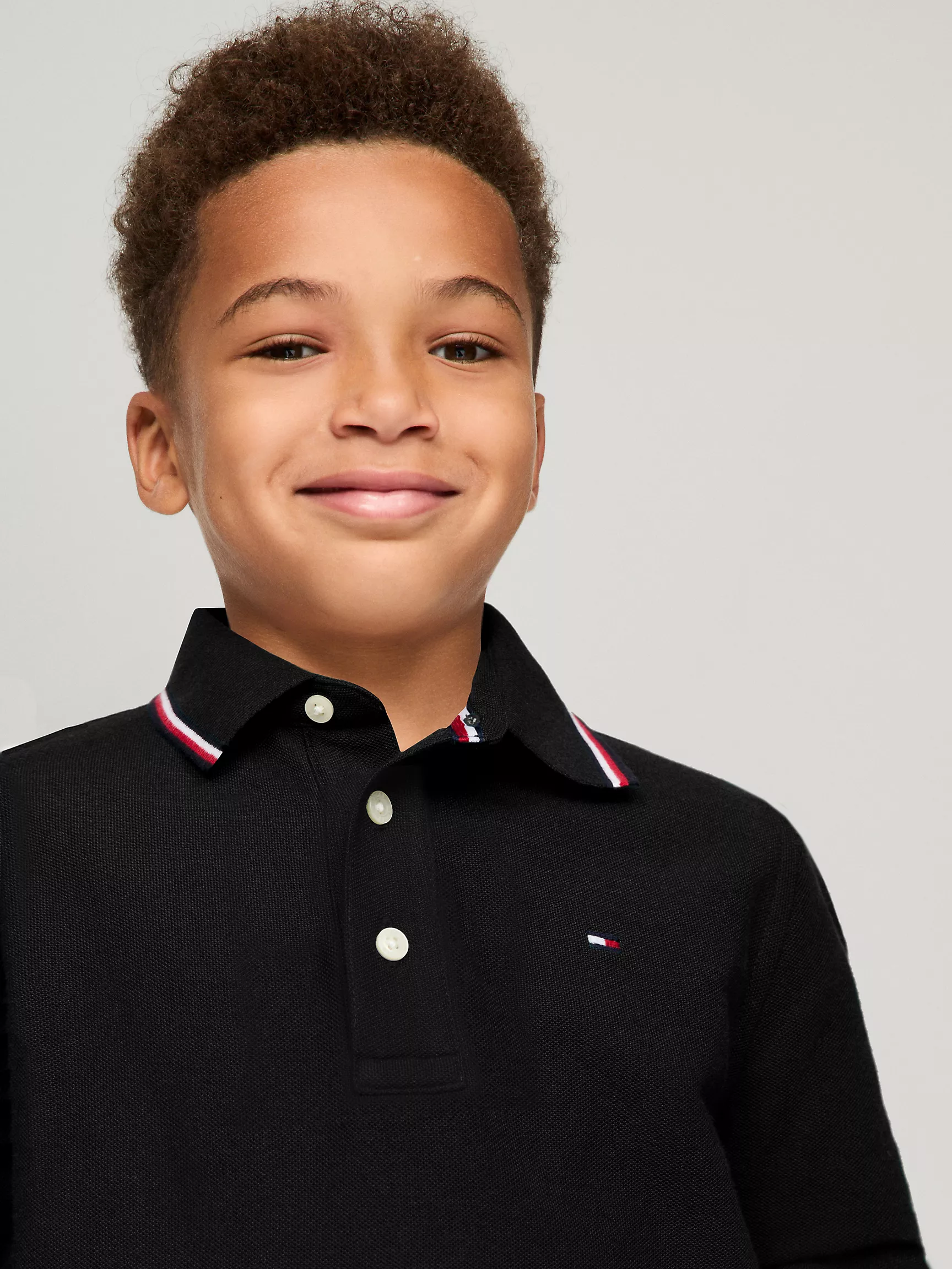 Рубашка-поло для мальчиков Tommy Hilfiger, Детское поло с длинным рукавом и влагоотводящей технологией Tommy