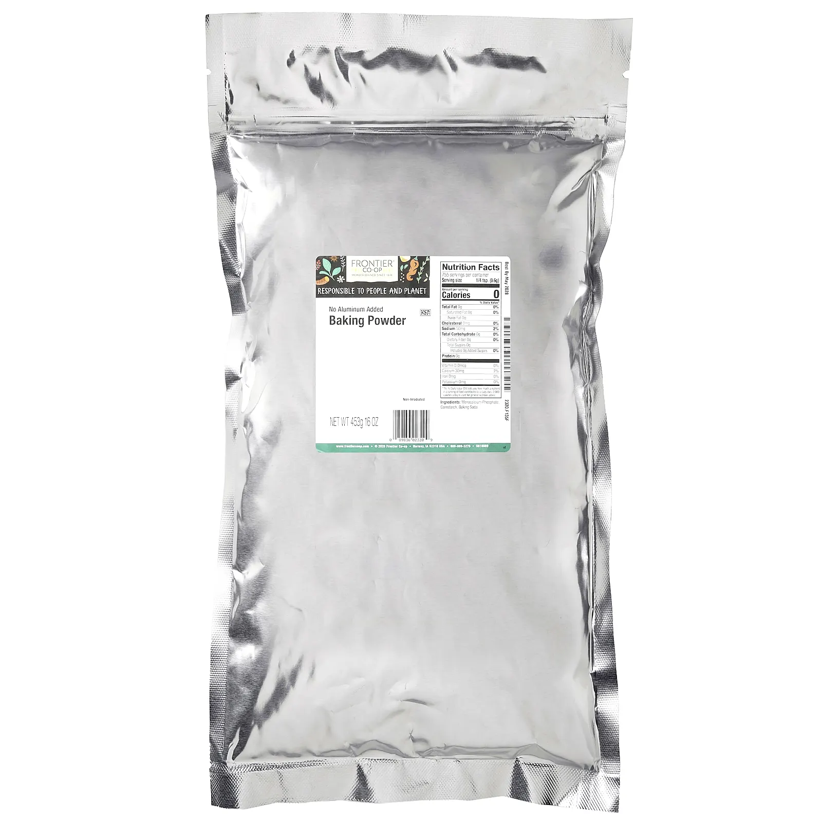 Frontier Co-op, разрыхлитель, 453 г (16 унций)