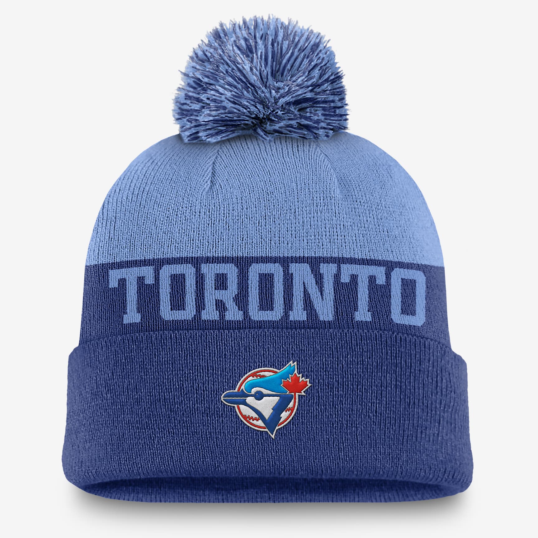 Toronto Blue Jays Rewind Peak Men's Nike MLB Cuffed Pom Beanie