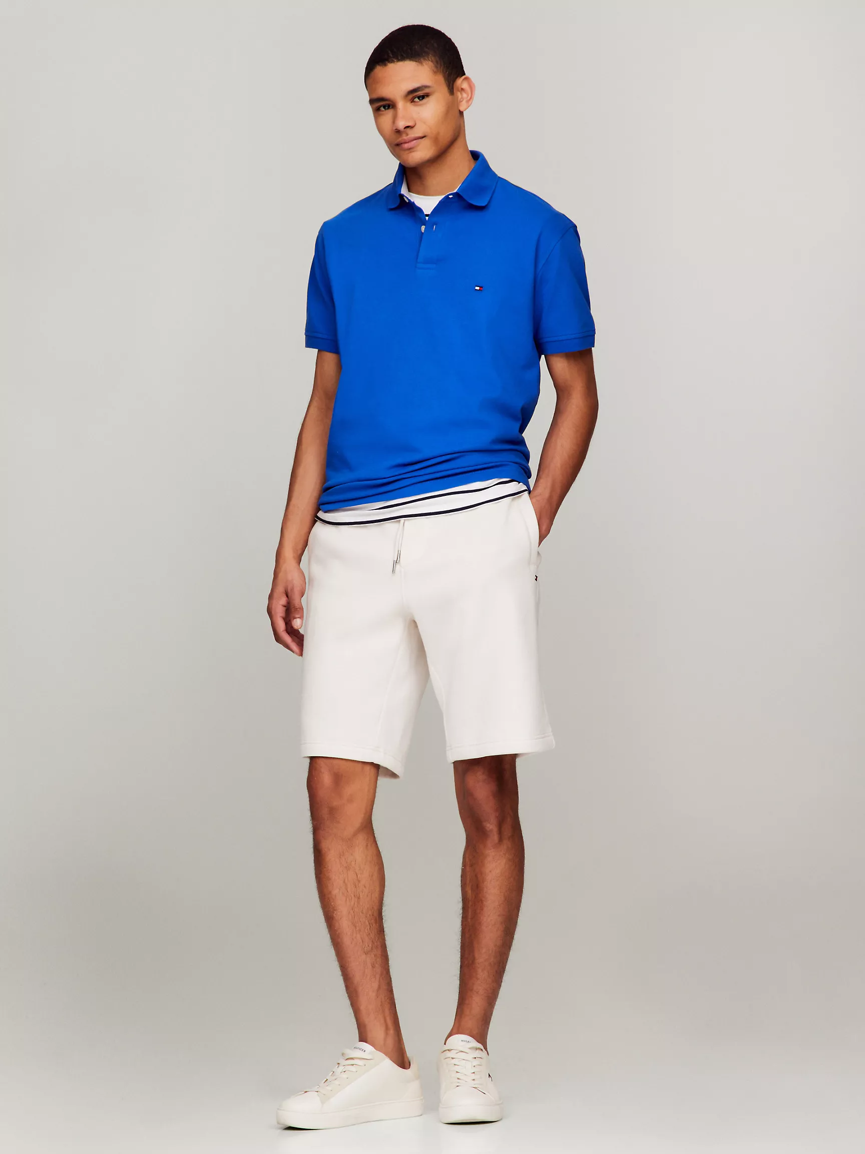 Мужское поло Tommy Hilfiger, Эластичное поло стандартного кроя Tommy