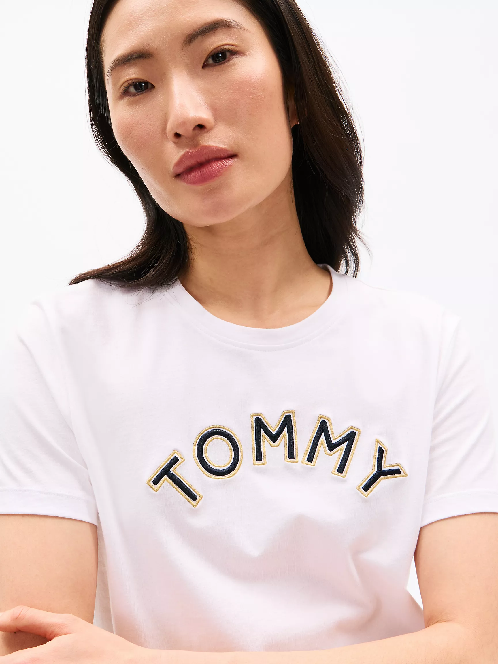 Женская футболка Tommy Hilfiger, Футболка с логотипом Tommy Arch