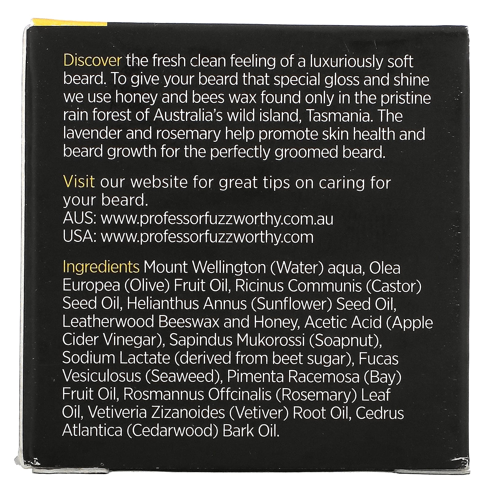 Professor Fuzzworthy's, Gentlemans Beard, шампунь, 120 г (4,2 унции)