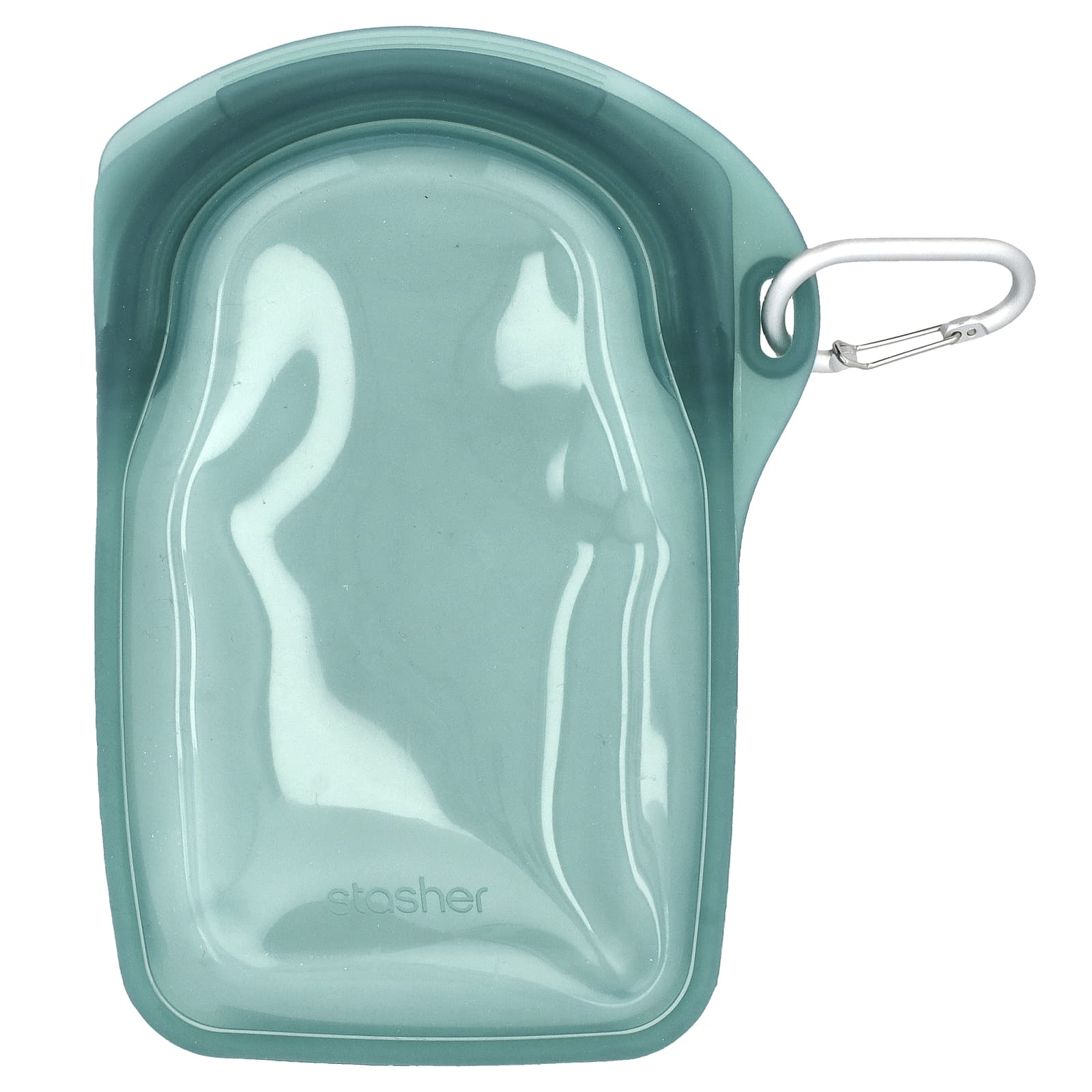 Stasher, Go Bag, зеленый, 1 пакетик, 532 мл (18 жидк. Унций)