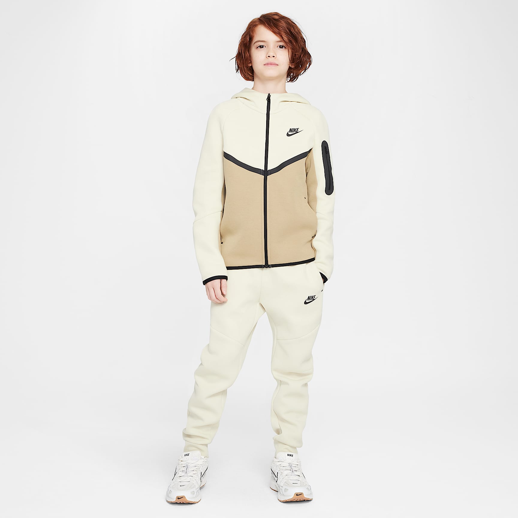 Nike Sportswear Tech Fleece Big Kids' Full-Zip Hoodie