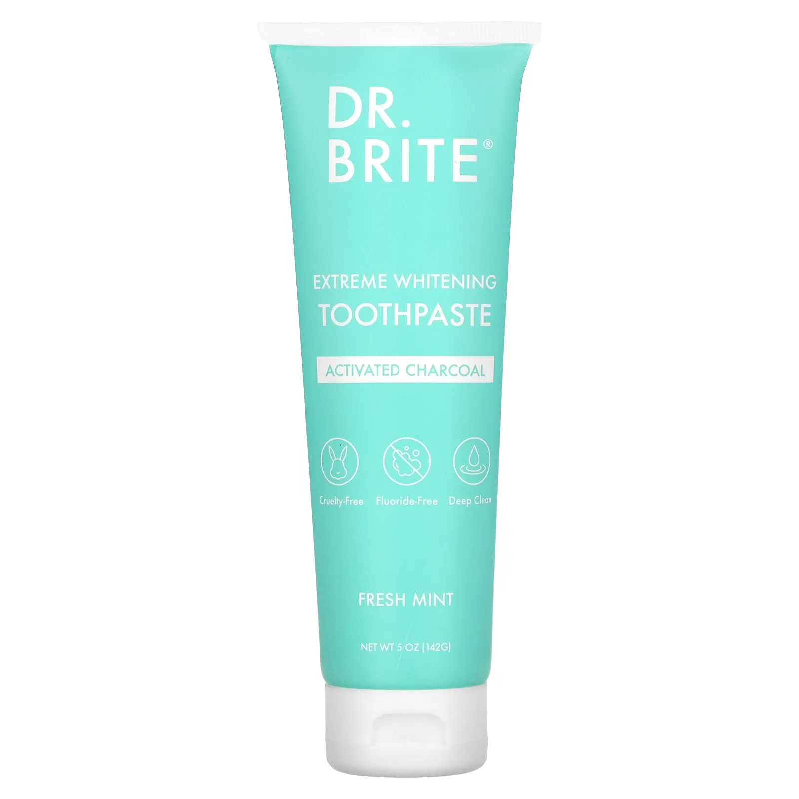 Dr. Brite, Extreme Whitening Toothpaste, активированный уголь, свежая мята, 142 г (5 унций)