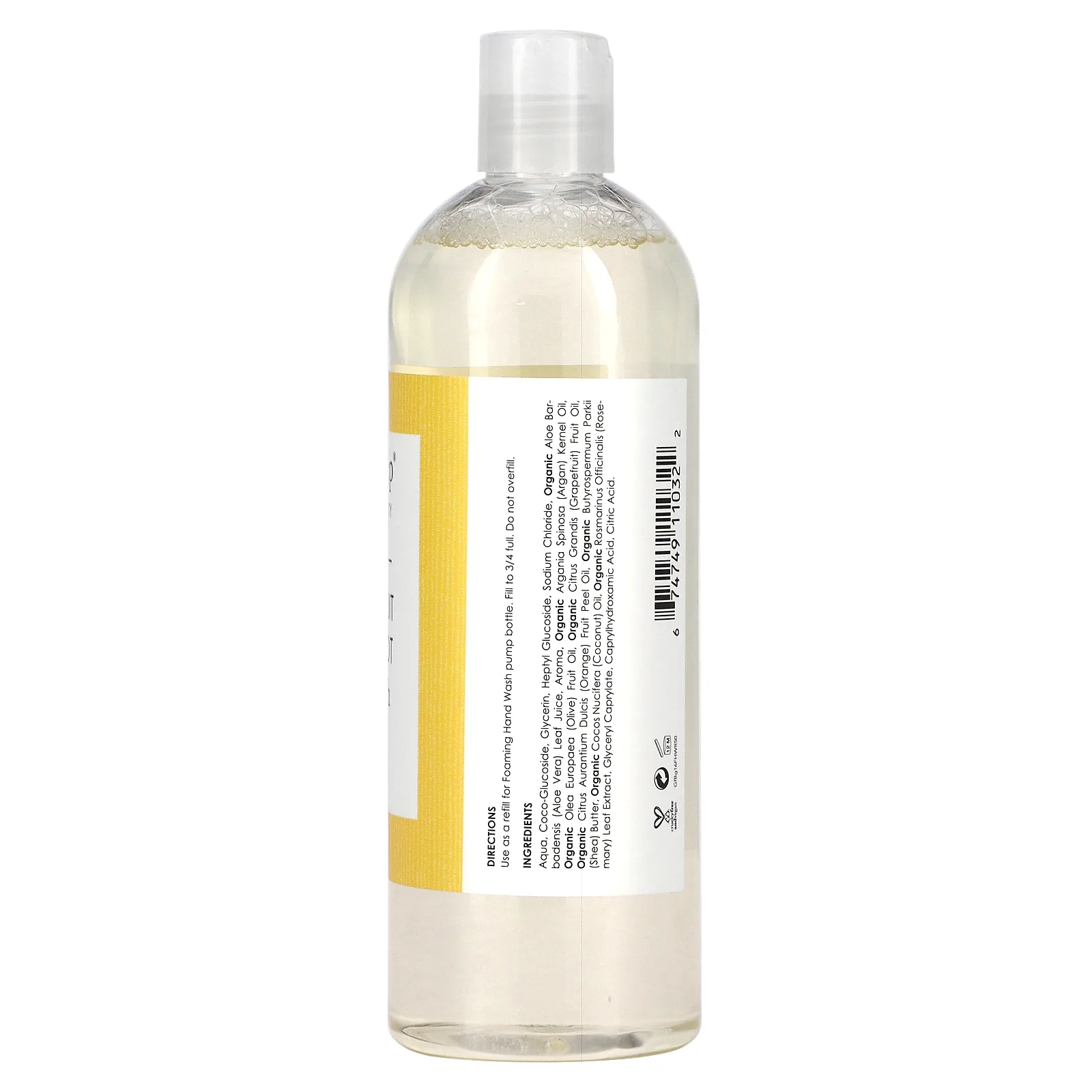 Deep Steep, Пенка для мытья рук, грейпфрут и бергамот, 474 мл (16 жидк. Унций)