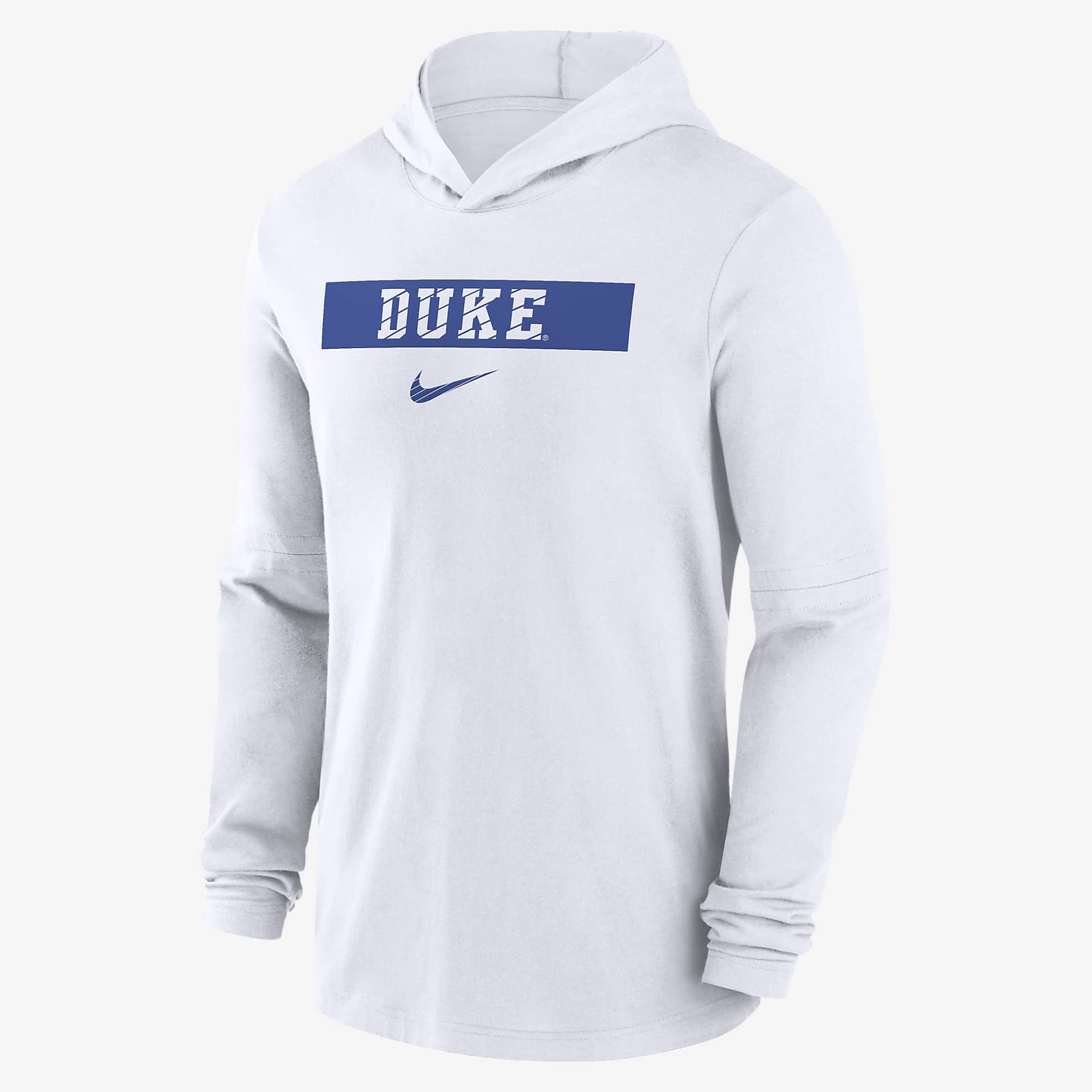 Duke Blue Devils Sideline Men's Nike Dri-FIT College Long-Sleeve Hooded Top