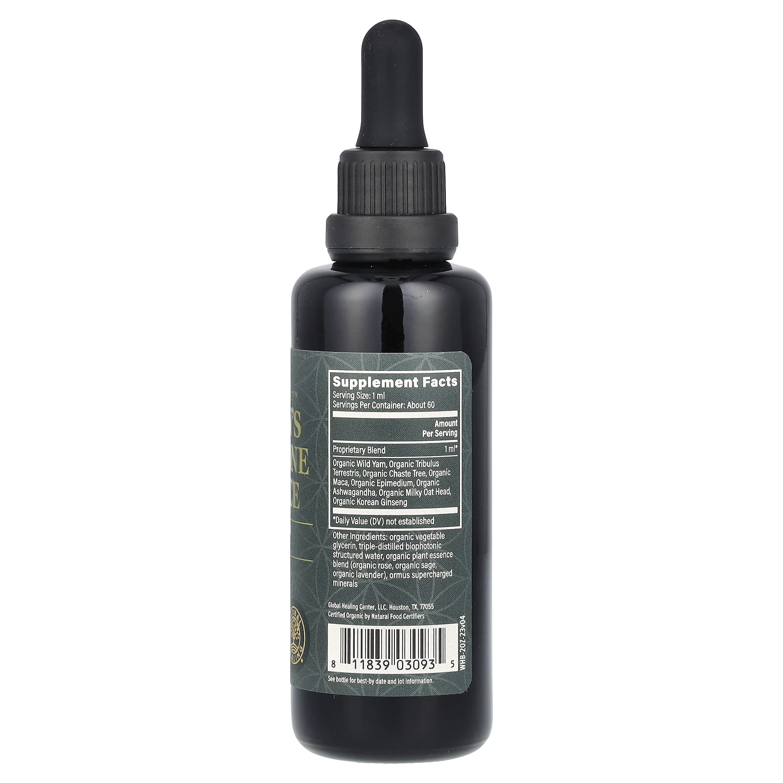 Global Healing, необработанный травяной экстракт, гормональный баланс для женщин, 59,2 мл (2 жидк. унции)