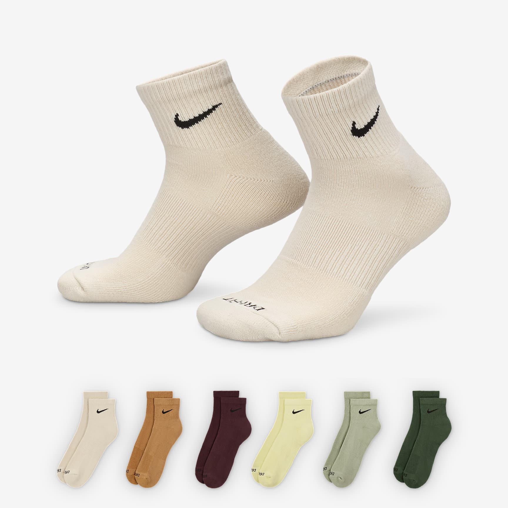 Nike Everyday Plus Cushioned Training Ankle Socks (6 Pairs)