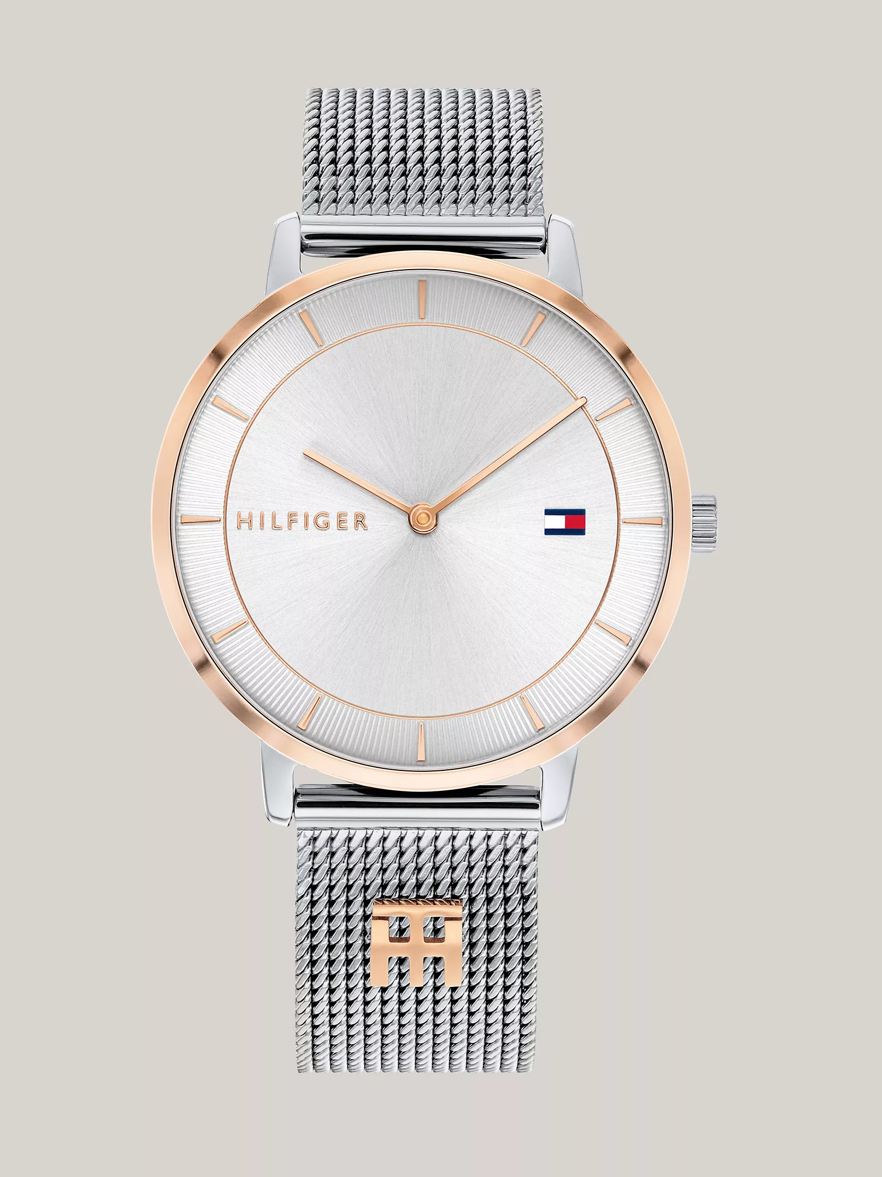 Женские часы Tommy Hilfiger, Часы 35 мм из нержавеющей стали с монограммным узором