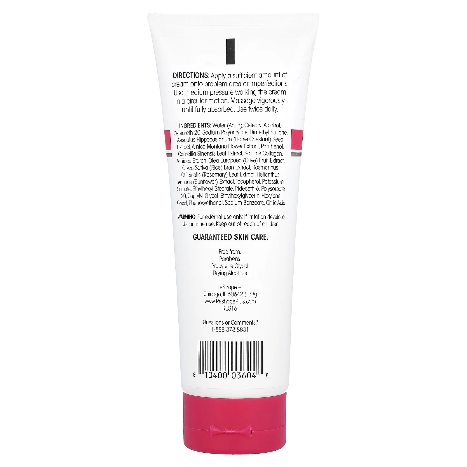 Reshape Plus, Крем против варикозного расширения вен, 237 мл (8 жидк. Унций)