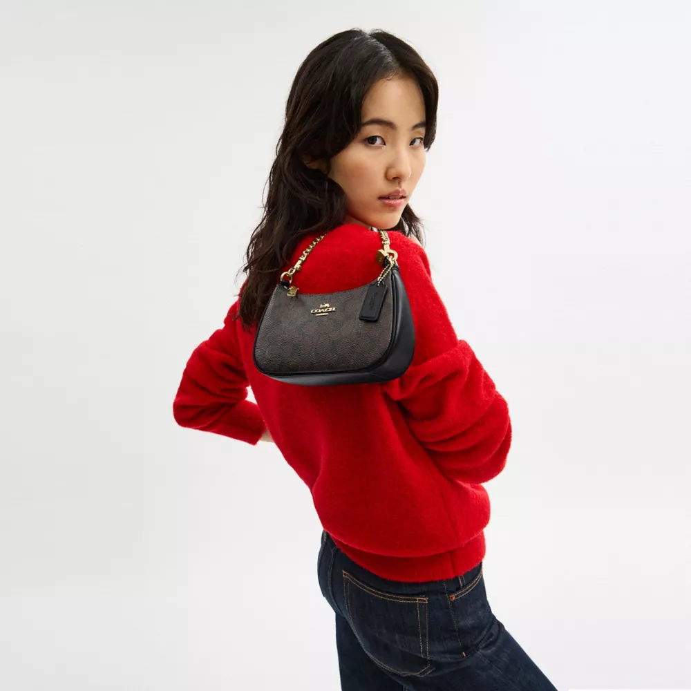 Сумка COACH Teri Mini Crossbody Bag In Signature Canvas