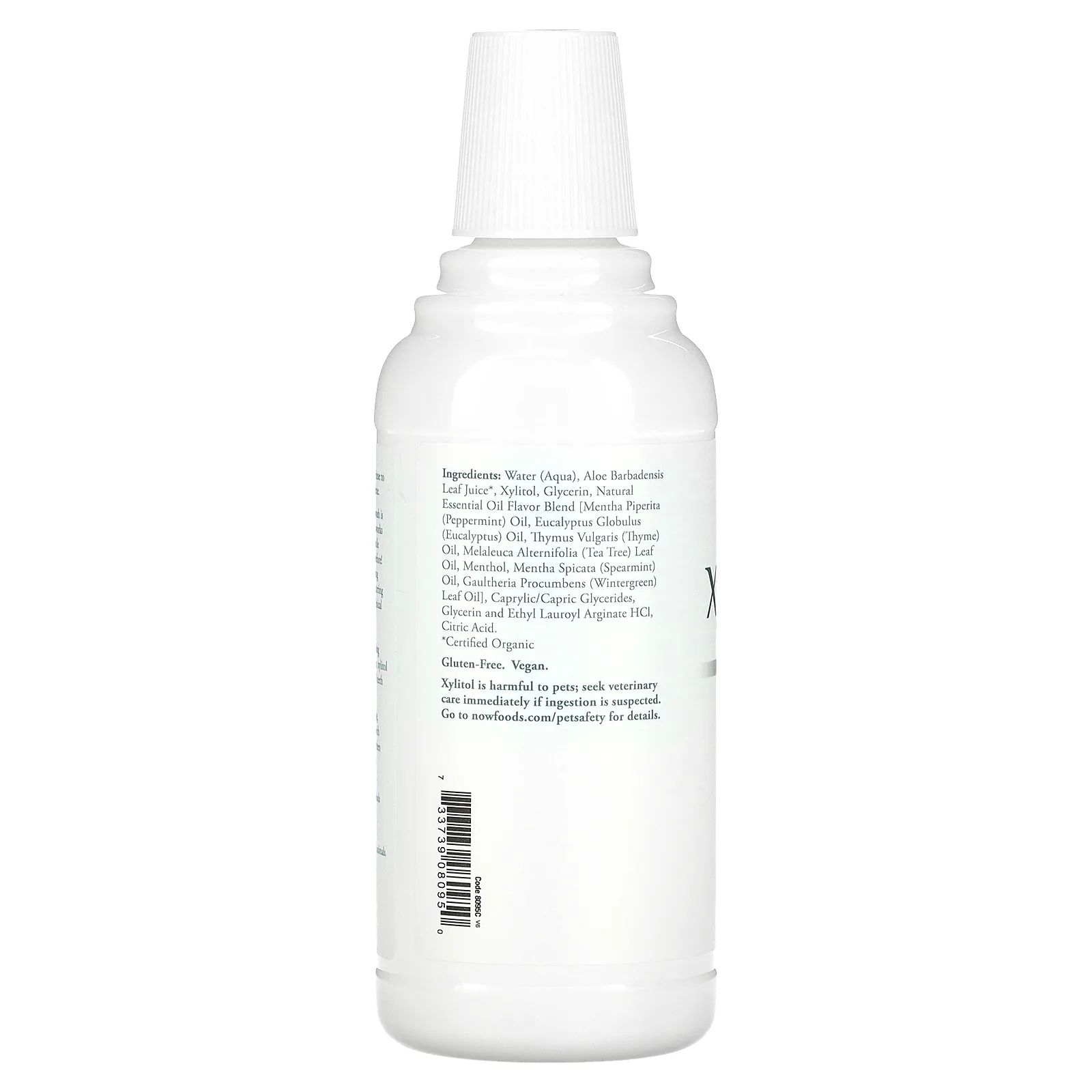 NOW Foods, Solutions, XyliWhite, ополаскиватель для рта, без фтора, освежающая мята, 473 мл (16 жидк. унций)