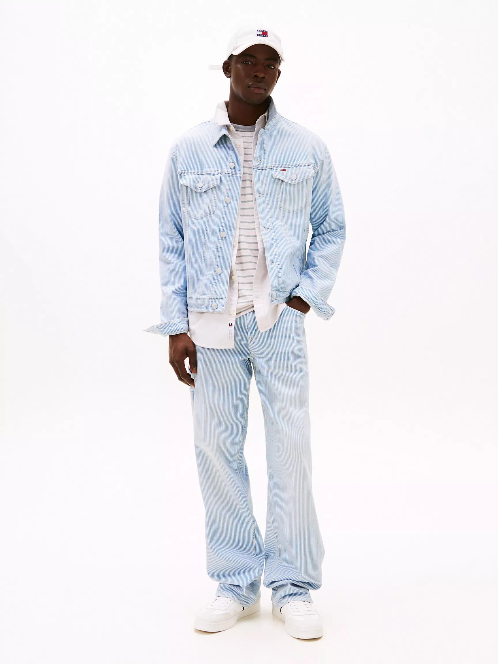 Мужские джинсы Tommy Hilfiger, Свободные джинсы прямого кроя в стиле utility