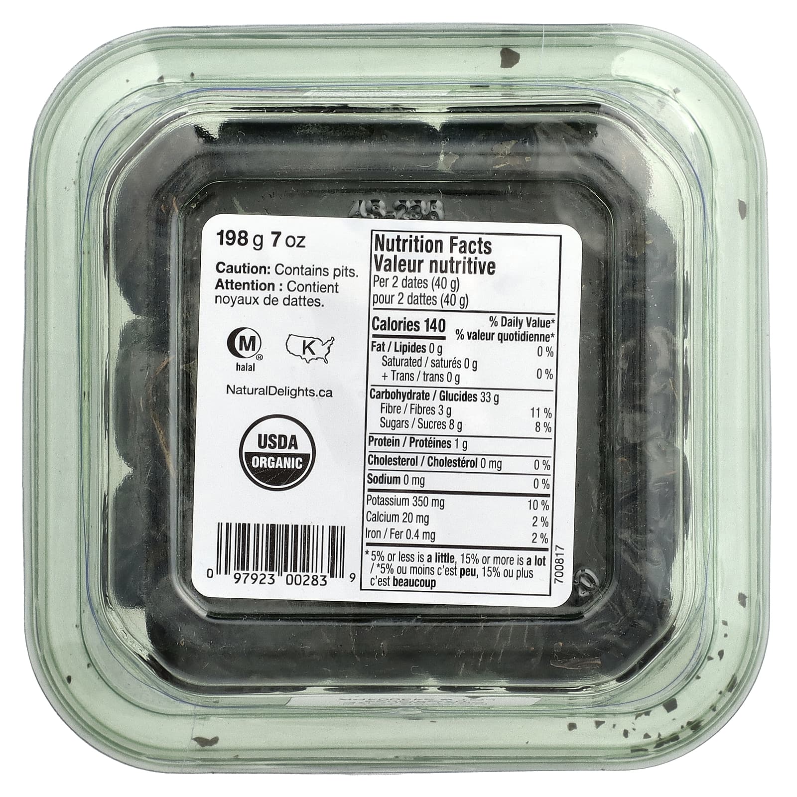Natural Delights, финики аджва аль-медина, 198 г (7 унций)