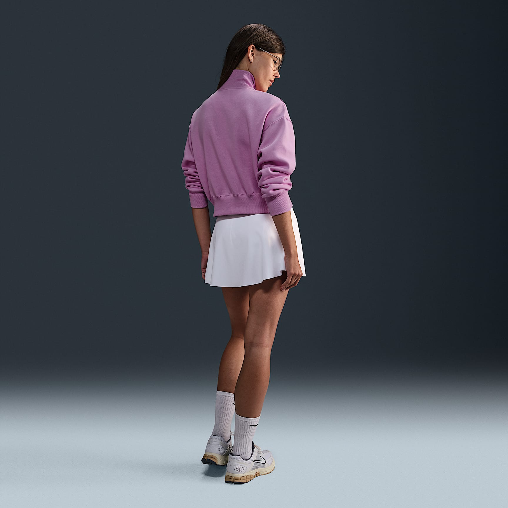 Nike Sportswear Phoenix Fleece Women's 1/4-Zip Cropped Sweatshirt