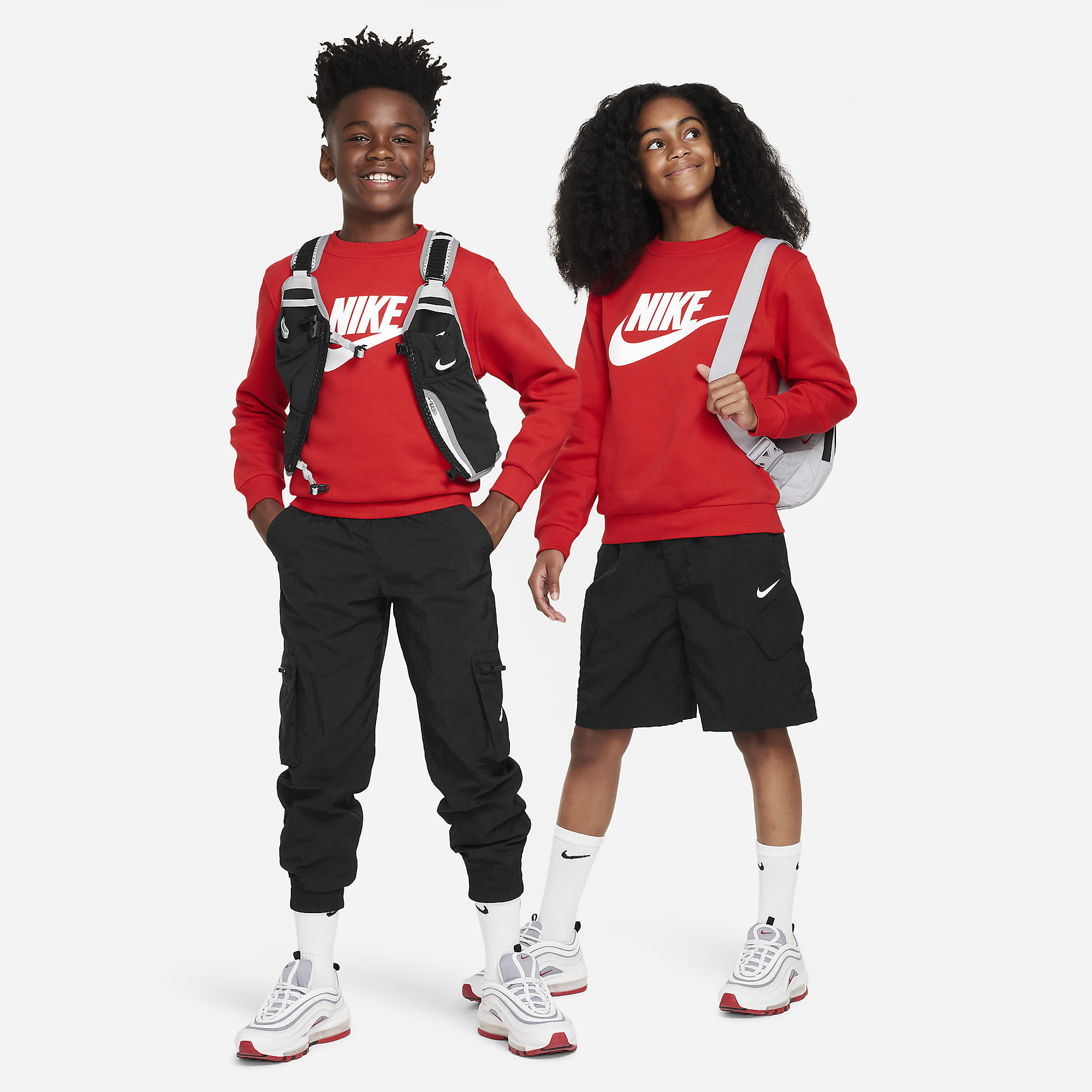 Nike Sportswear Club Fleece Big Kids' Sweatshirt