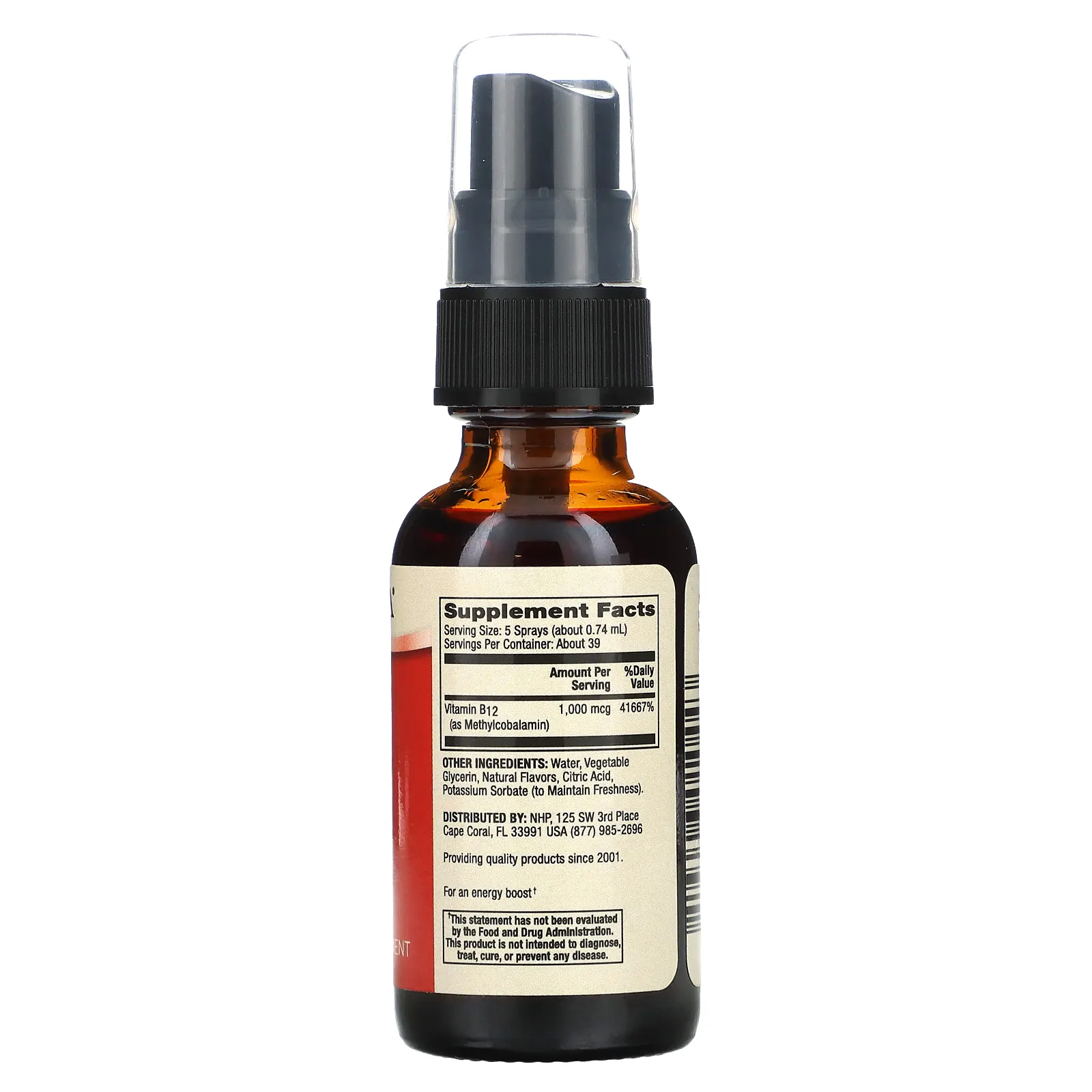 Dr. Mercola, метил витамин B12 для заряда энергии, натуральный вкус ежевики, 29 мл (0,98 жидк. унции)