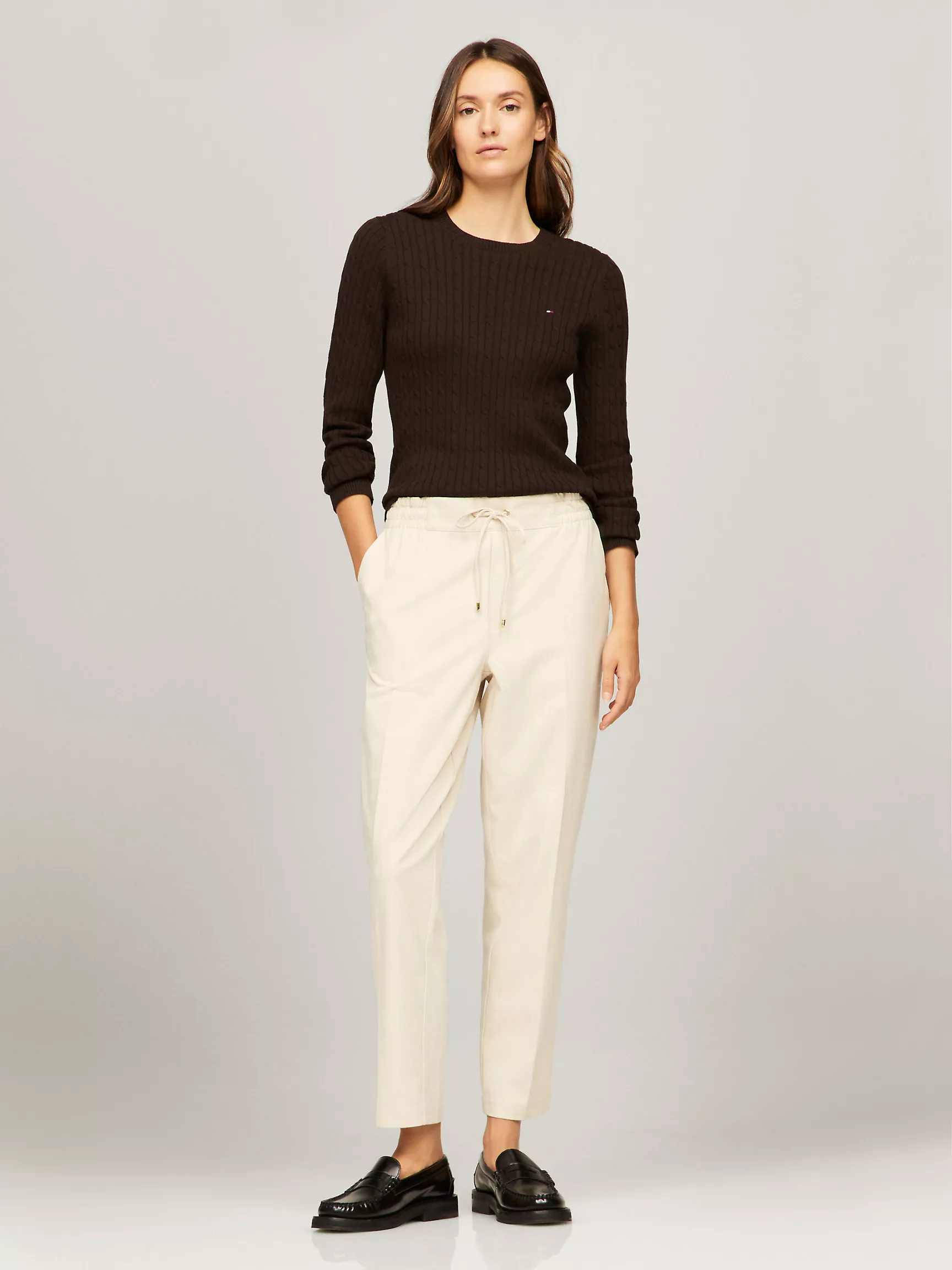 Женские брюки Tommy Hilfiger, Зауженные брюки на завязке