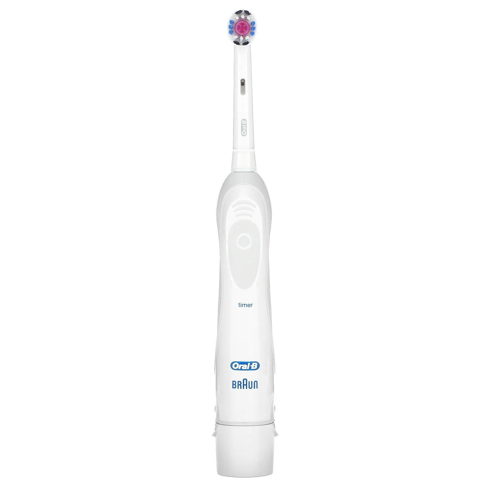 Oral-B 3D White Brilliance Whitening Battery, зубная щетка, белая, 1 зубная щетка