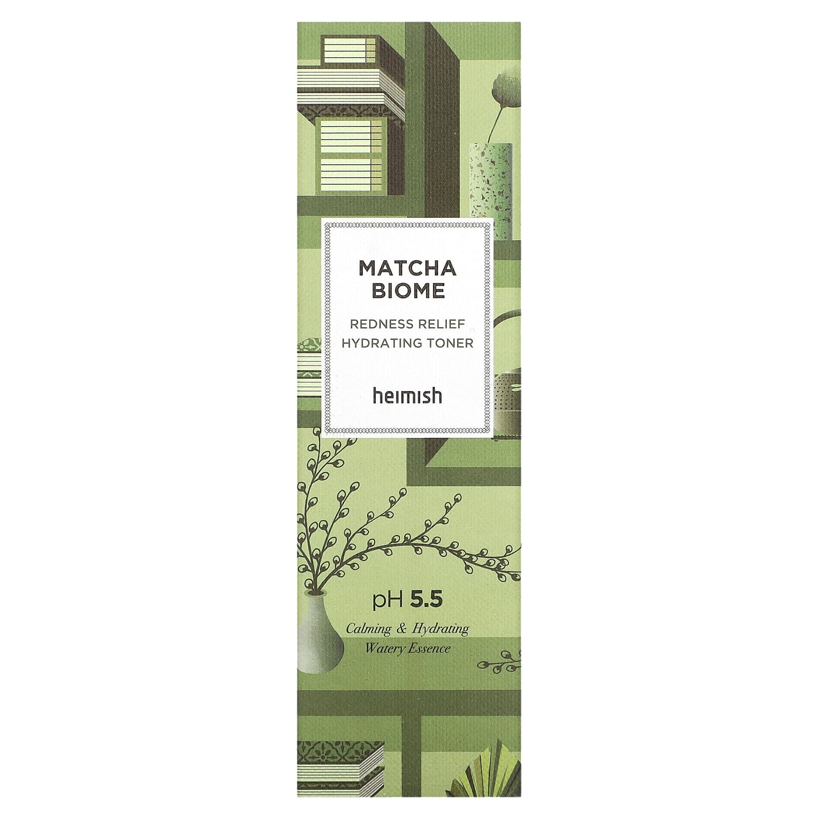 Heimish, Matcha Biome, увлажняющий тоник для снятия покраснений, 150 мл (5,07 жидк. Унции)