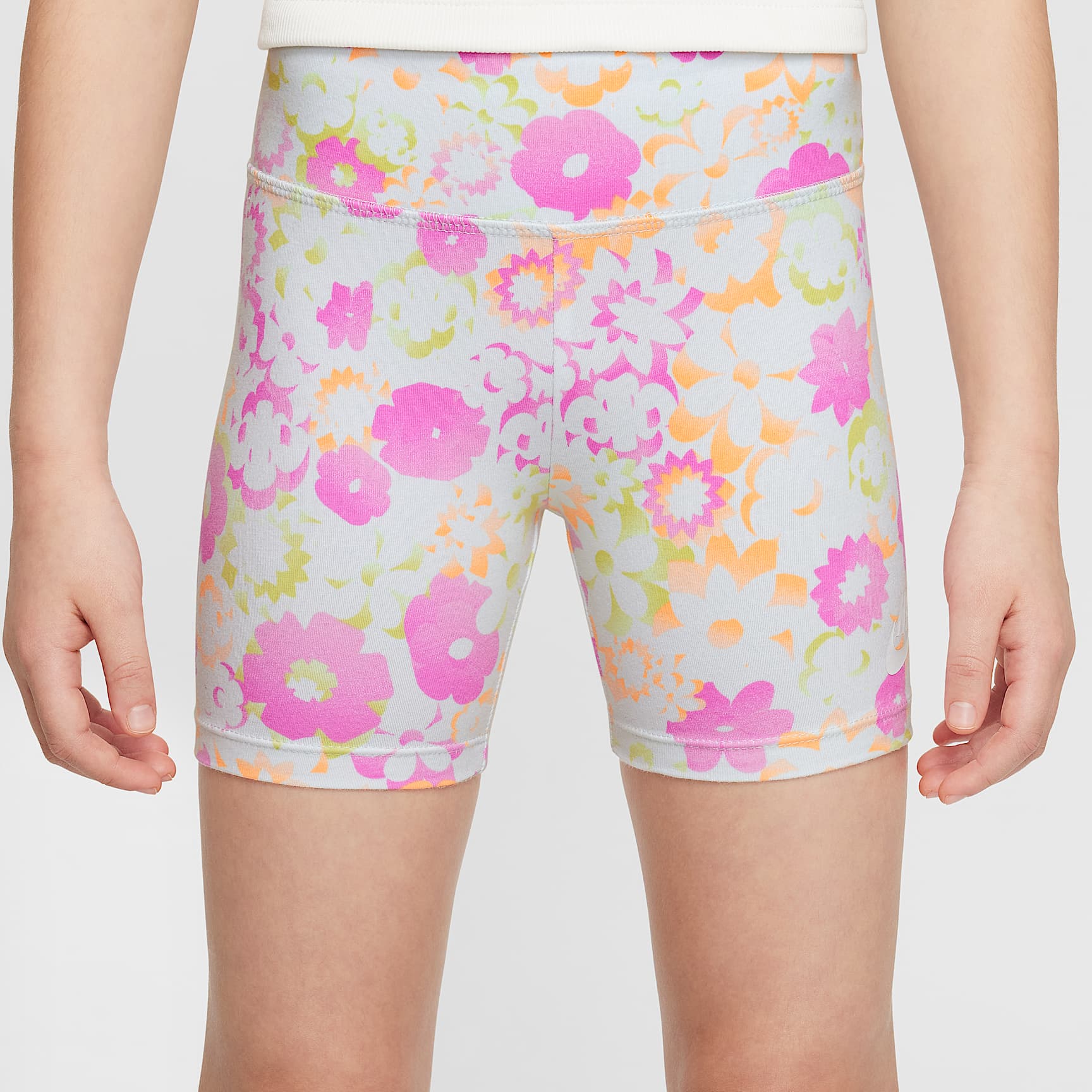Nike Flow-Ral Little Kids' Printed Bike Shorts