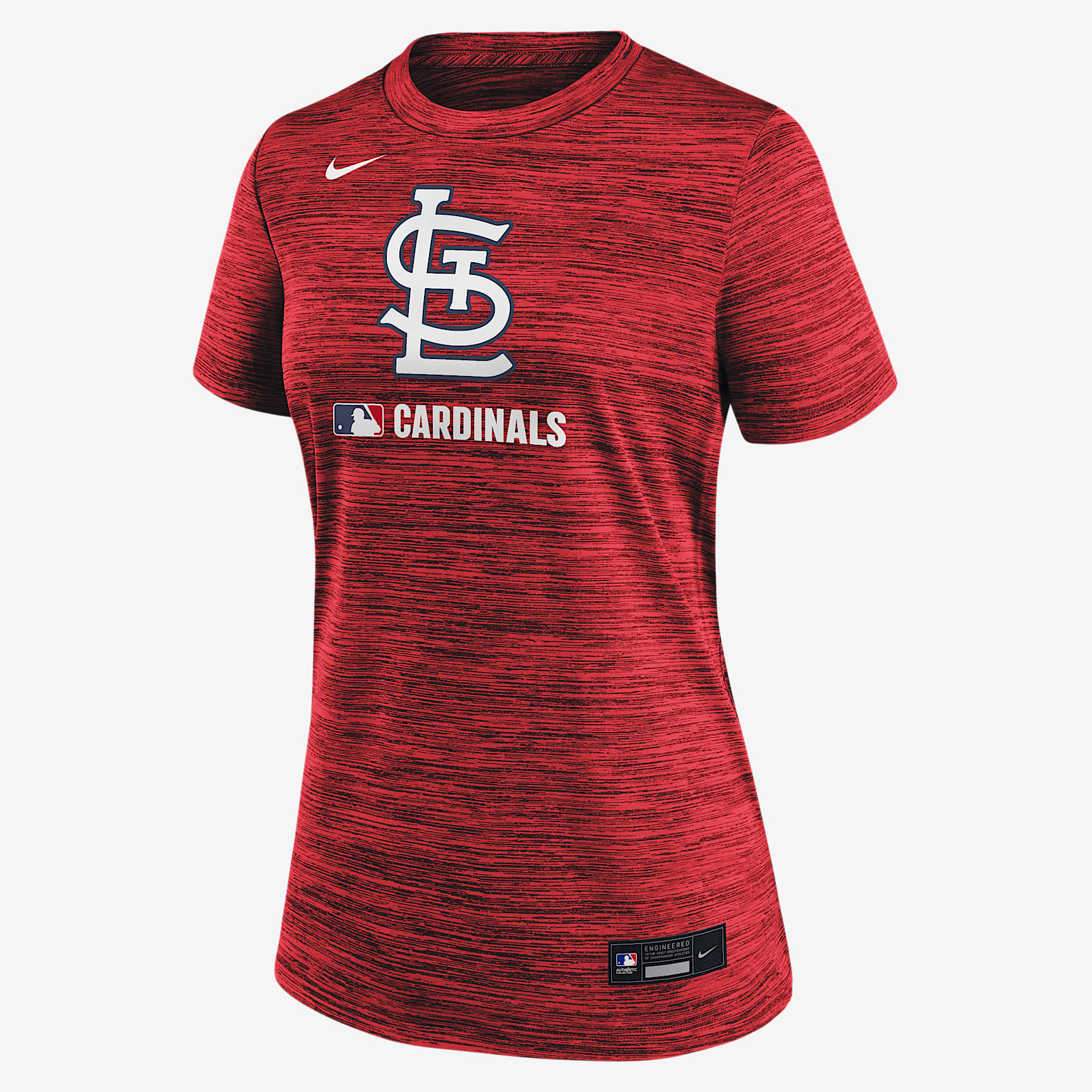 St. Louis Cardinals Authentic Collection Velocity Women's Nike Dri-FIT MLB T-Shirt