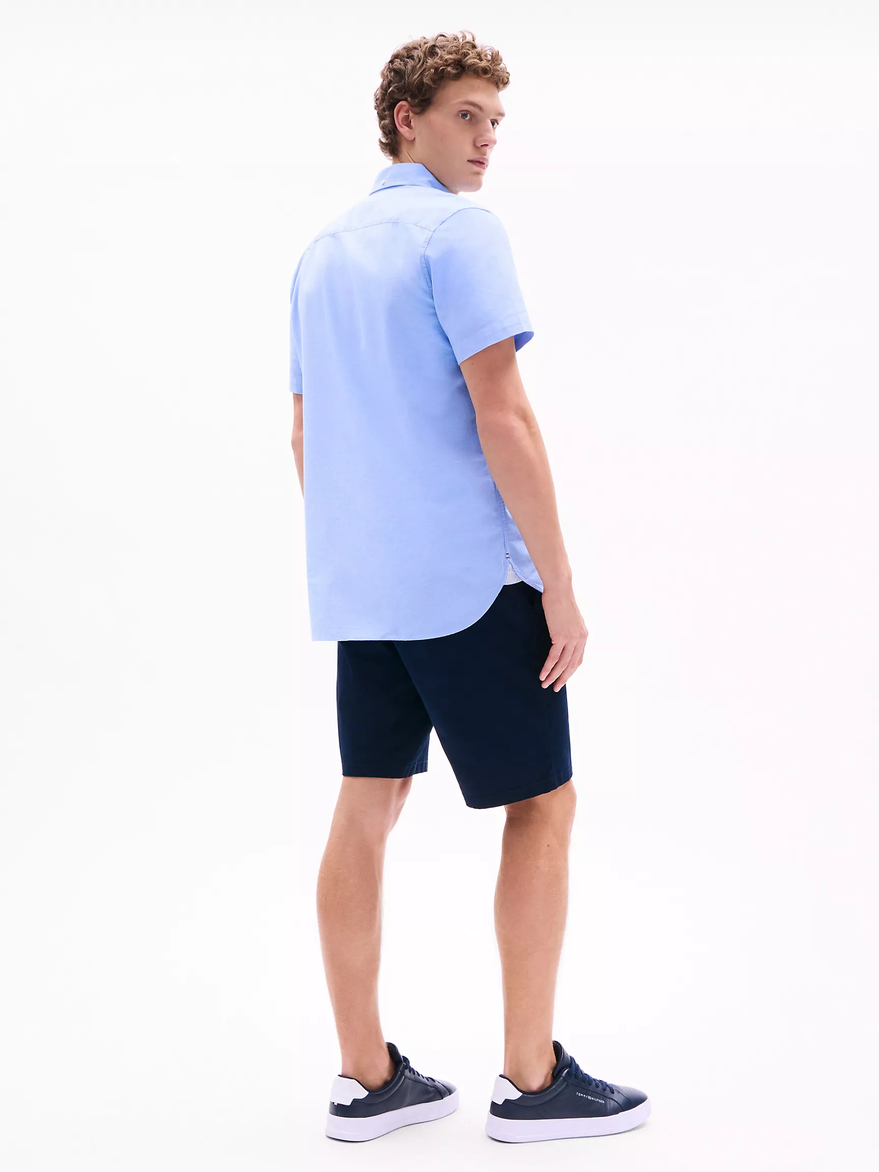 Мужская рубашка Tommy Hilfiger, Эластичная рубашка из оксфорда стандартного кроя