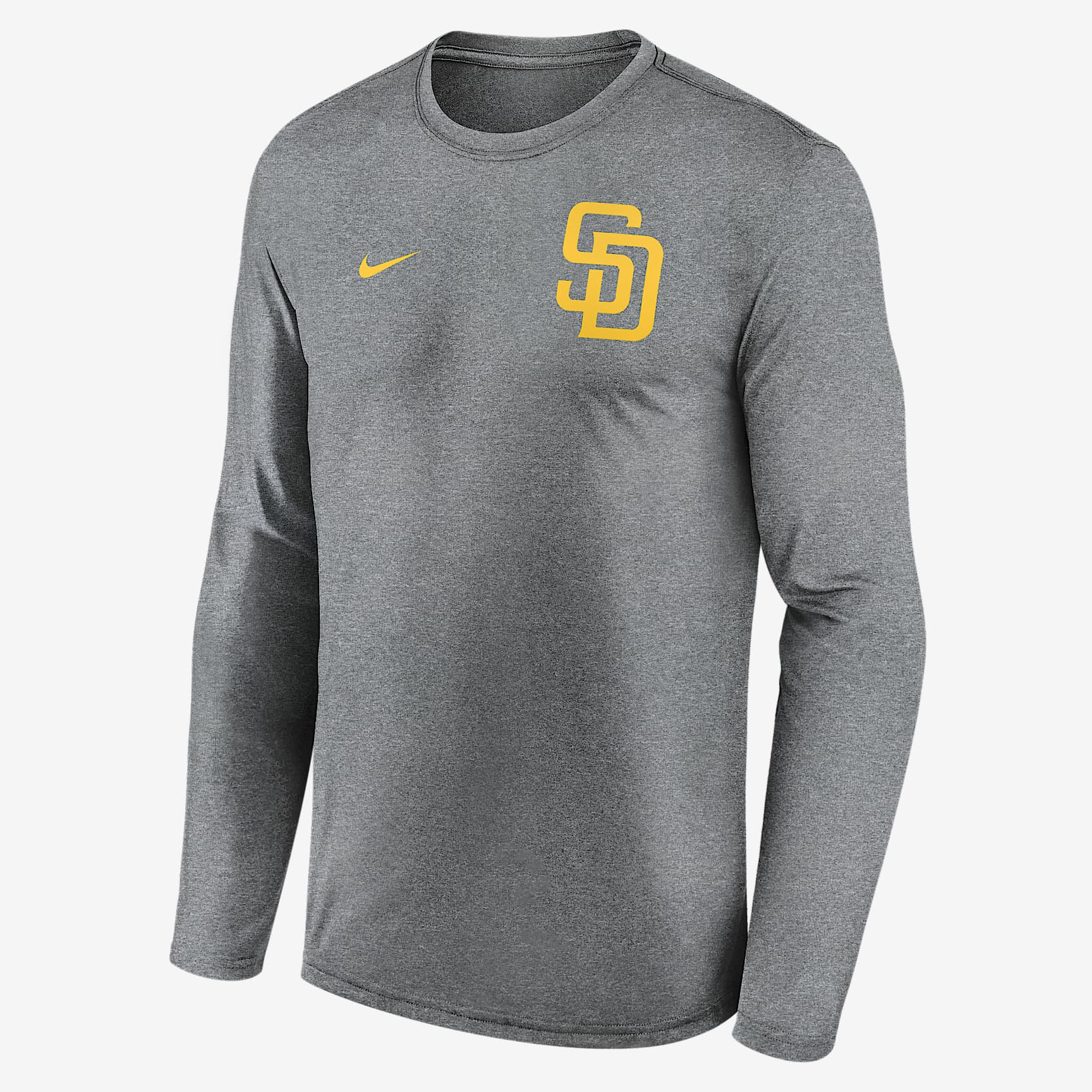 San Diego Padres 2-Hit Legend Men's Nike Dri-FIT MLB Long-Sleeve T-Shirt