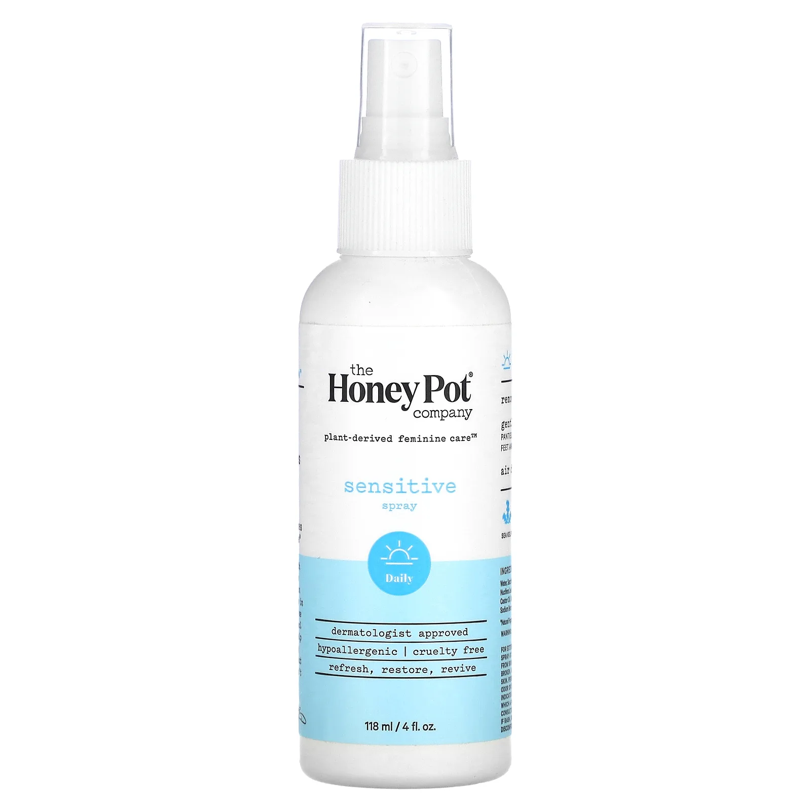 The Honey Pot Company, Спрей для чувствительной кожи, 118 мл (4 жидк. Унции)