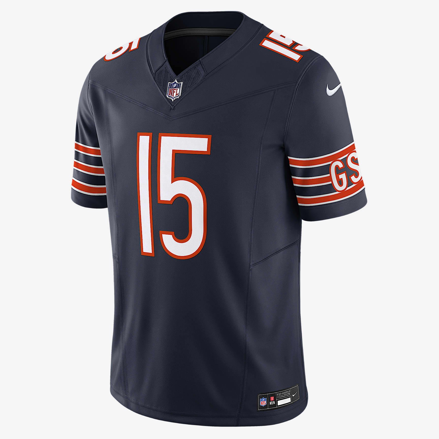 Rome Odunze Chicago Bears Men's Nike Dri-FIT NFL Limited Jersey