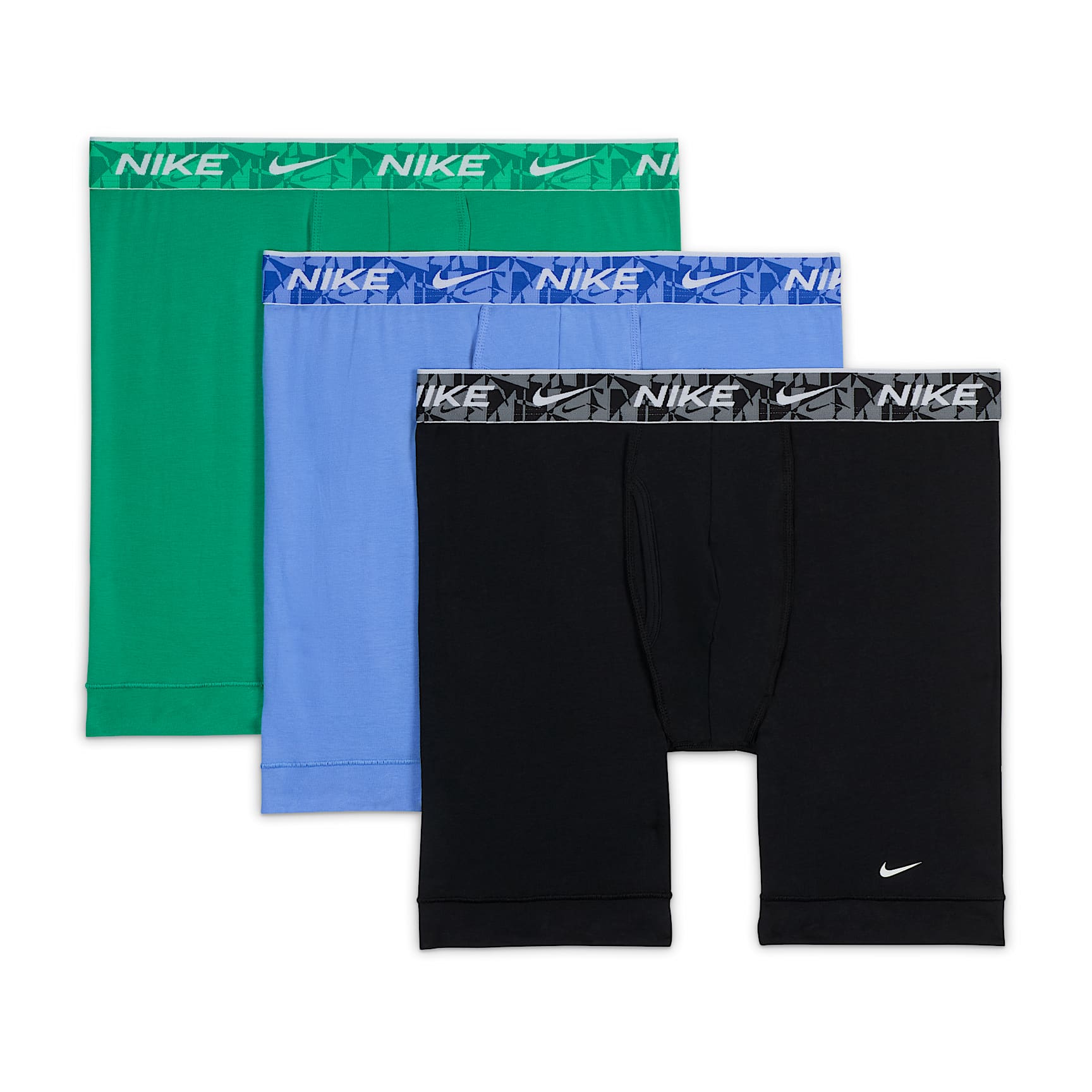 Nike Dri-FIT Essential Cotton Stretch Men's Long Boxer Briefs (3-Pack)