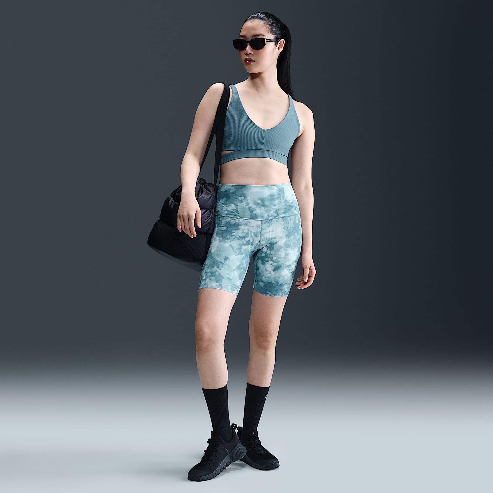 Nike Zenvy Rib Women's Light-Support Padded Sports Bra