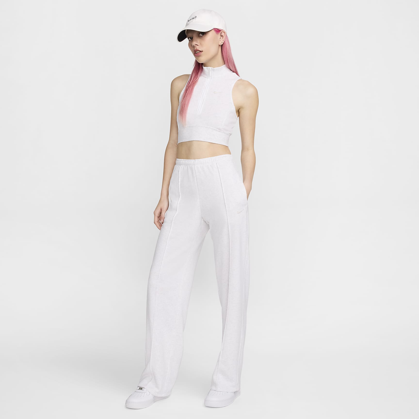 Nike Sportswear Chill Terry Women's Mid-Rise French Terry Open-Hem Sweatpants