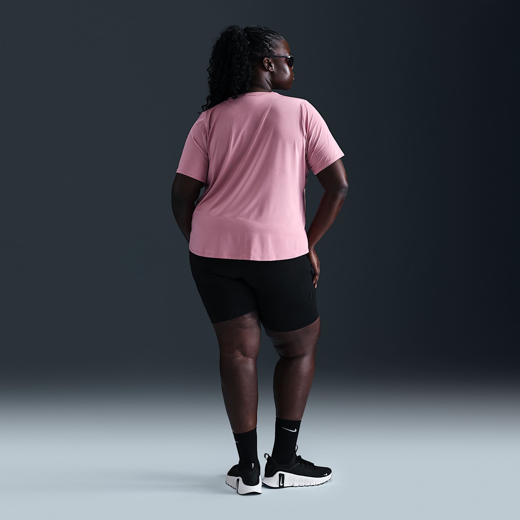 Nike One Classic Women's Dri-FIT Short-Sleeve Top (Plus Size)
