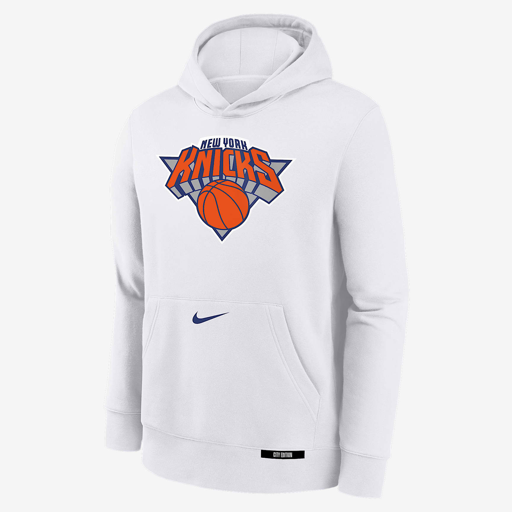 New York Knicks Club City Edition Big Kids' Nike NBA Pullover Hoodie