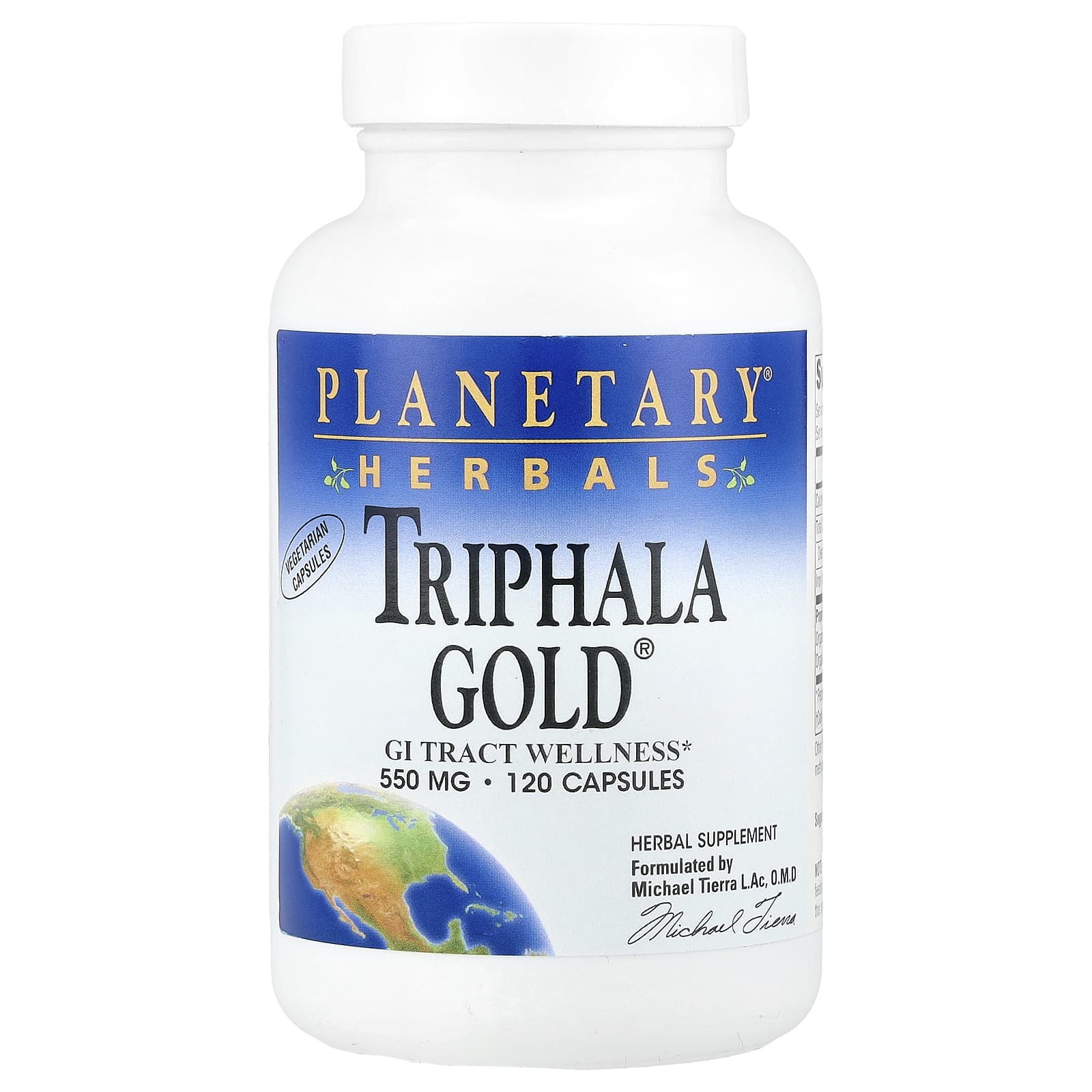 Planetary Herbals, Triphala Gold®, 120 капсул