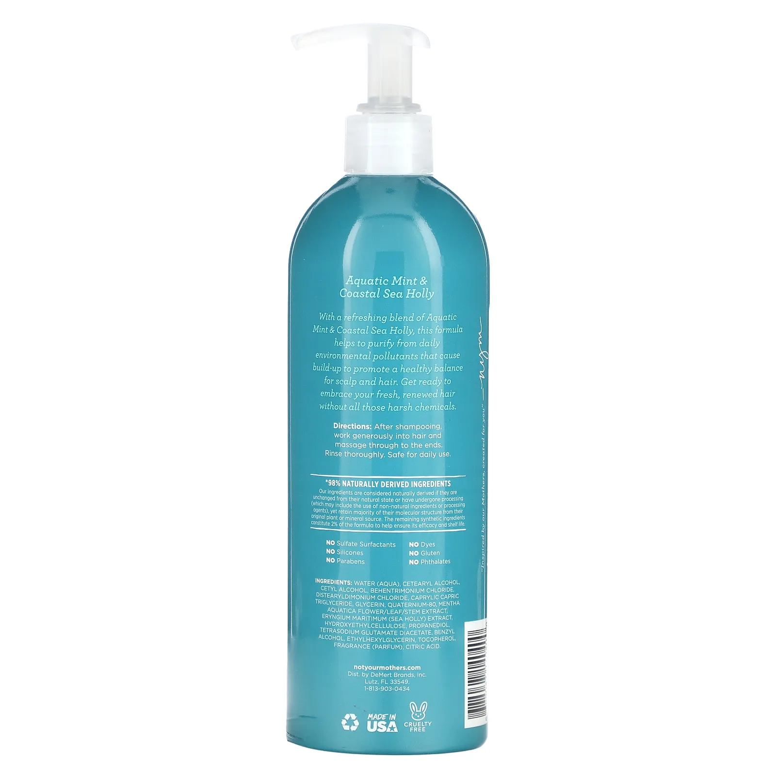 Not Your Mother's, Naturals, освежающий кондиционер для кожи головы, водная мята и падуб морского котика, 450 мл (15,2 жидк. Унции)