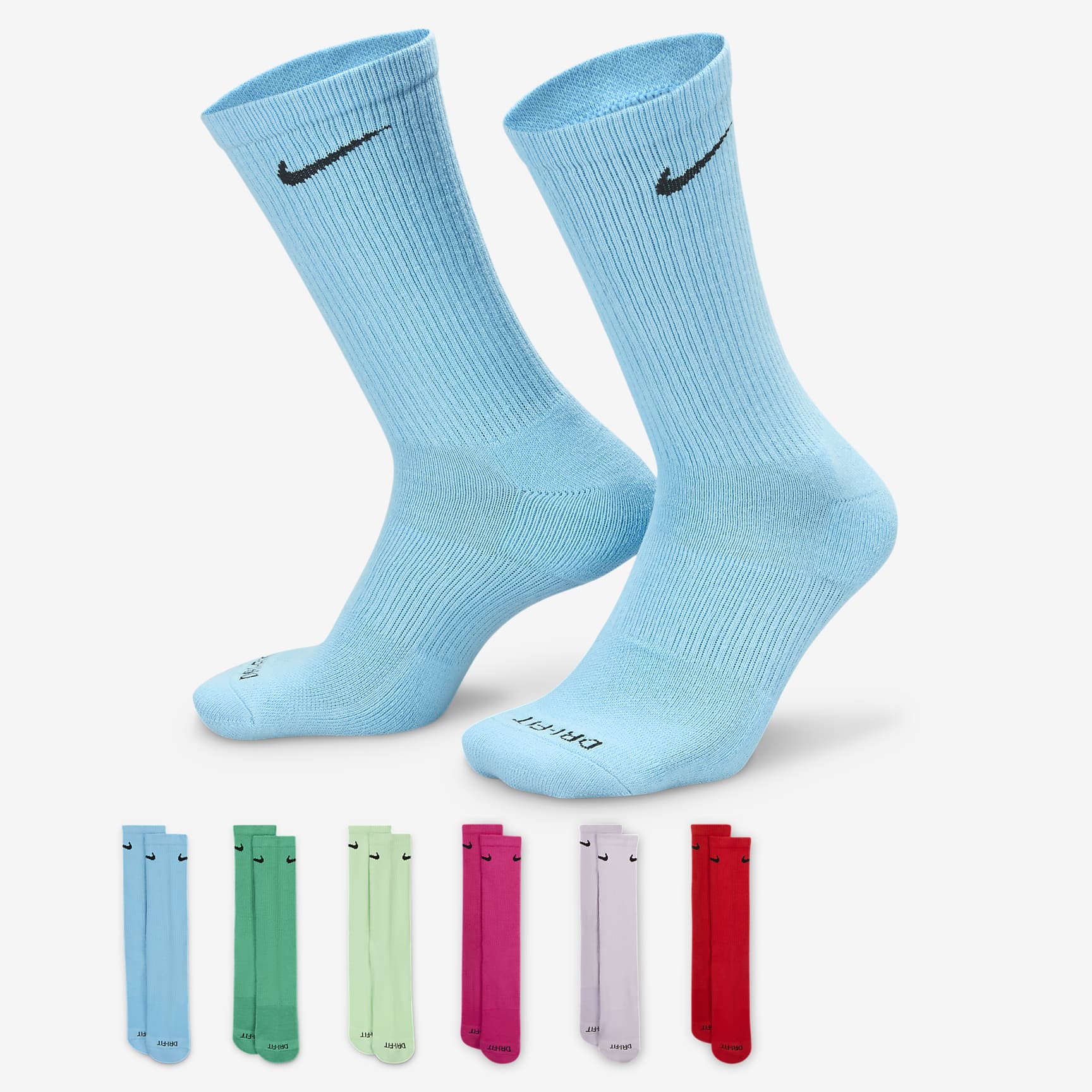 Nike Everyday Plus Cushioned Training Crew Socks (6 Pairs)