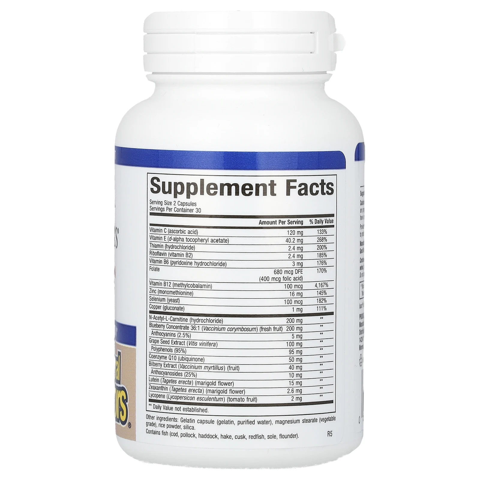 Natural Factors, Advanced Eye Factors, 60 капсул