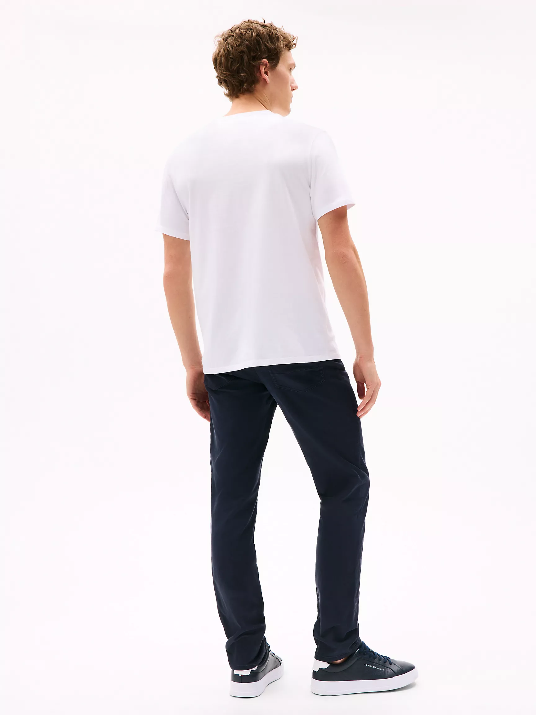 Мужская футболка Tommy Hilfiger, Футболка с полосатым блоковым узором