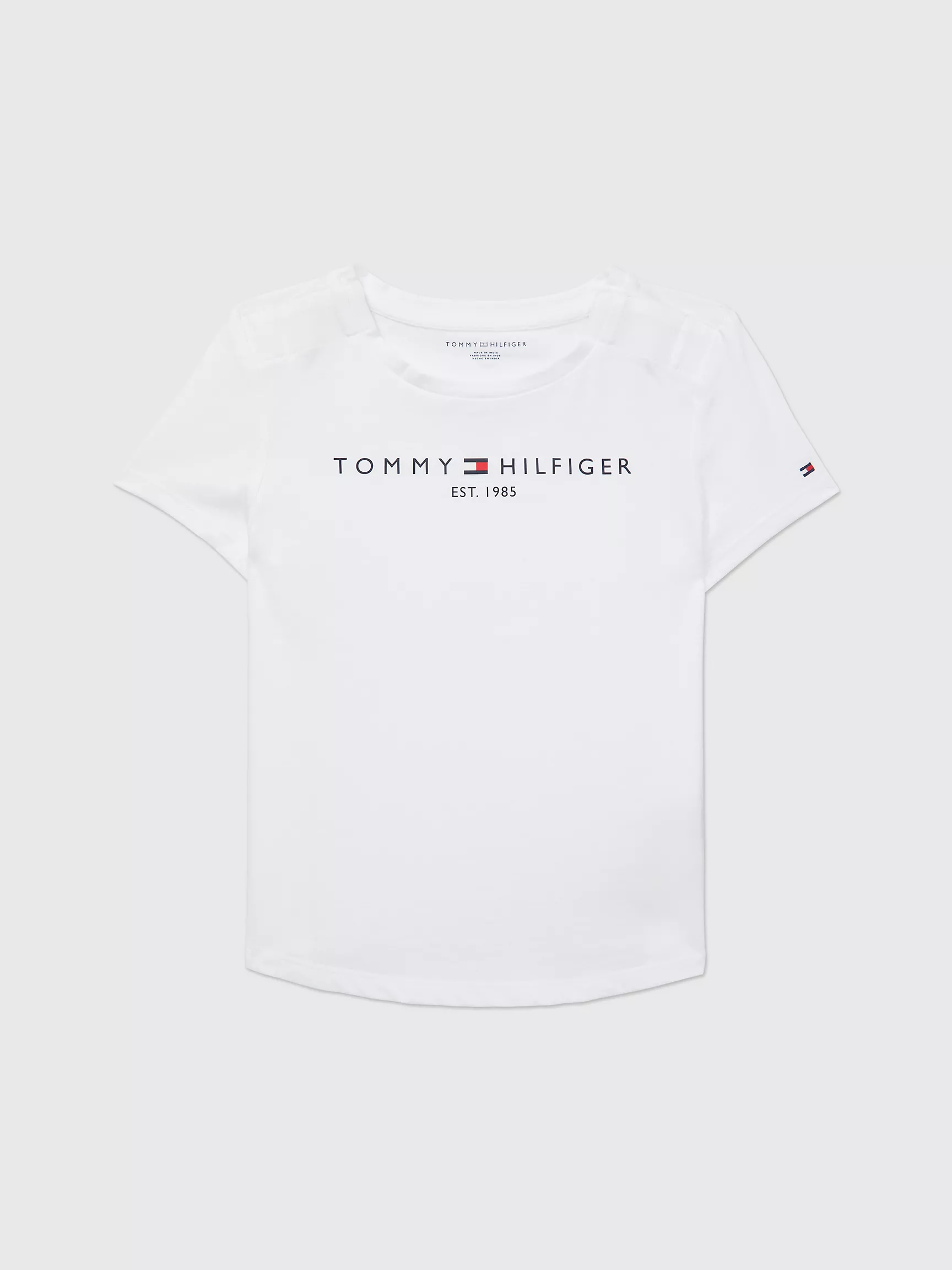Футболка для девочек Tommy Hilfiger, Детская футболка с логотипом Tommy