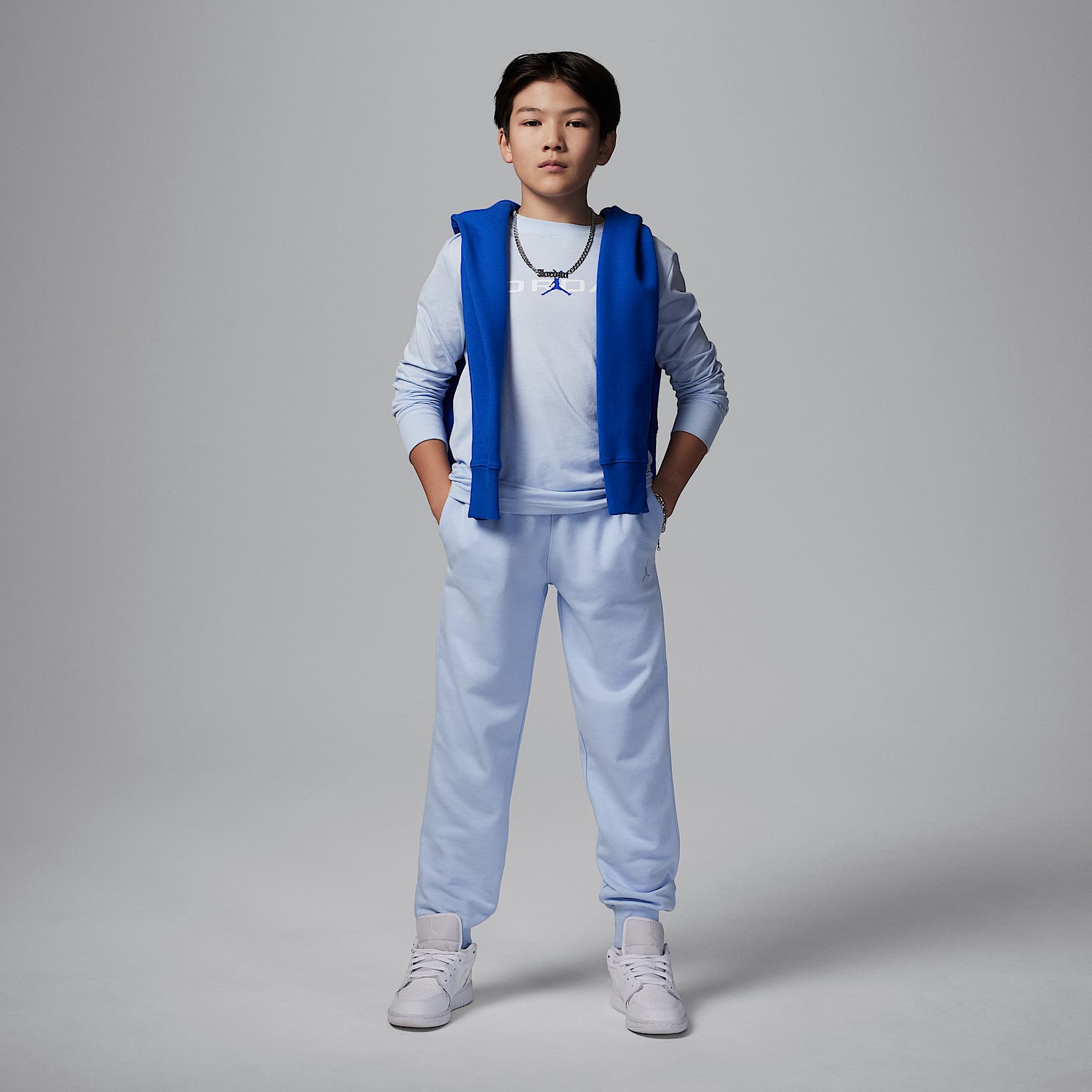 Jordan Big Kids' Baseline Long Sleeve T-Shirt