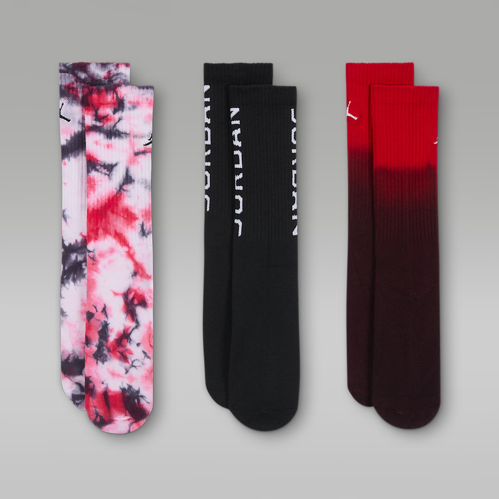 Jordan Essentials Big Kids' Poolside Crew Socks (3 Pairs)