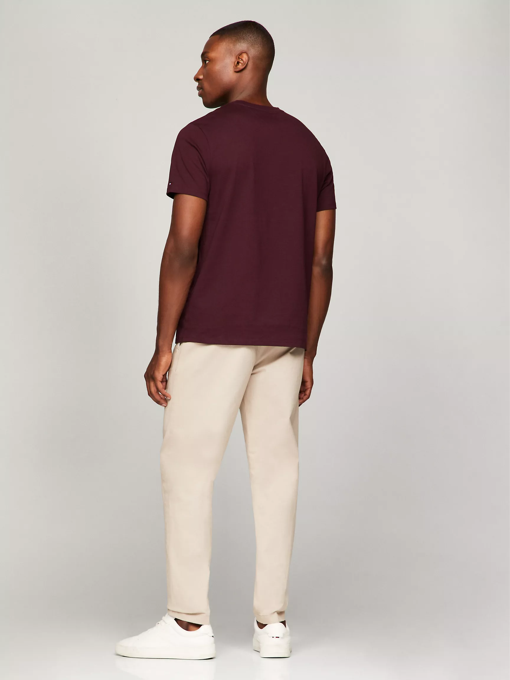 Мужская футболка Tommy Hilfiger, Футболка с графическим принтом полос Tommy