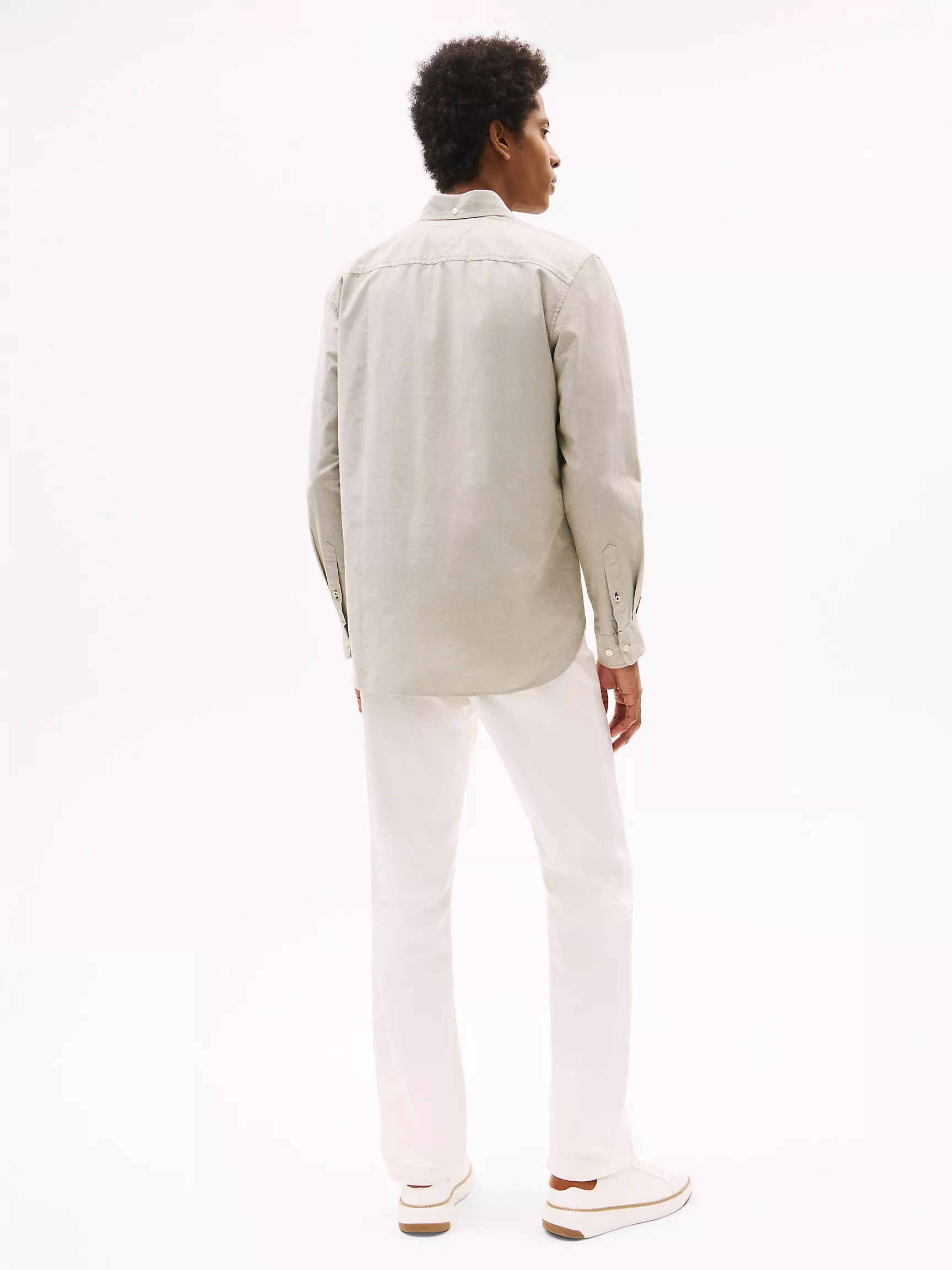 Мужская рубашка Tommy Hilfiger, Эластичная рубашка из оксфорда стандартного кроя