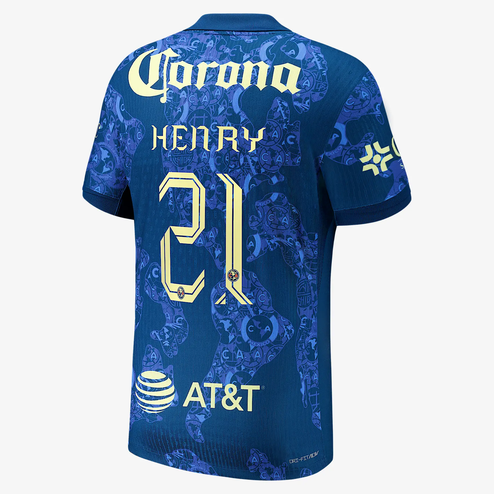 Henry Martín Club America 2024/25 Match Away Men's Nike Dri-FIT ADV Soccer Jersey