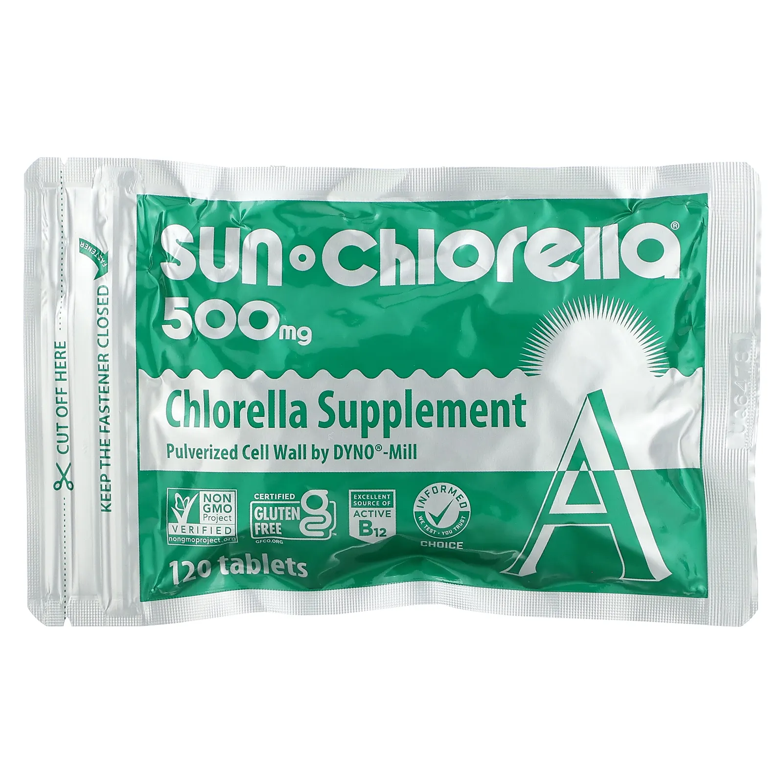 Sun Chlorella, добавка с хлореллой, 500 мг, 600 таблеток