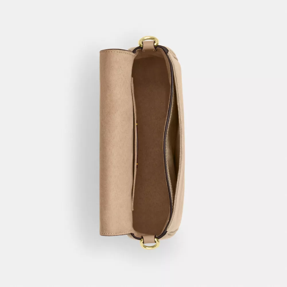 Сумка COACH Amelia Saddle Bag With Signature Canvas